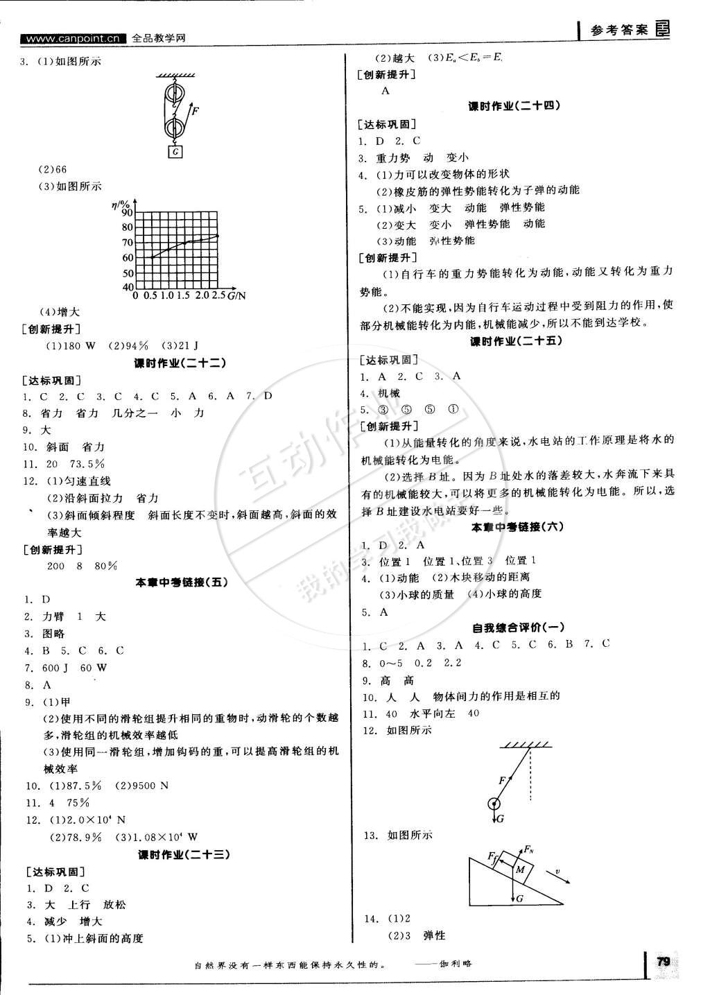 2015年全品学练考八年级物理下册教科版 第11页