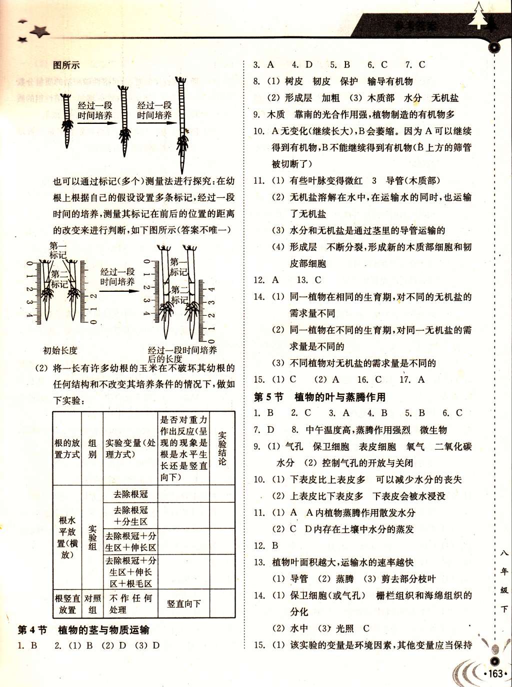 2015年新科学习题精选八年级下册浙教版 第11页