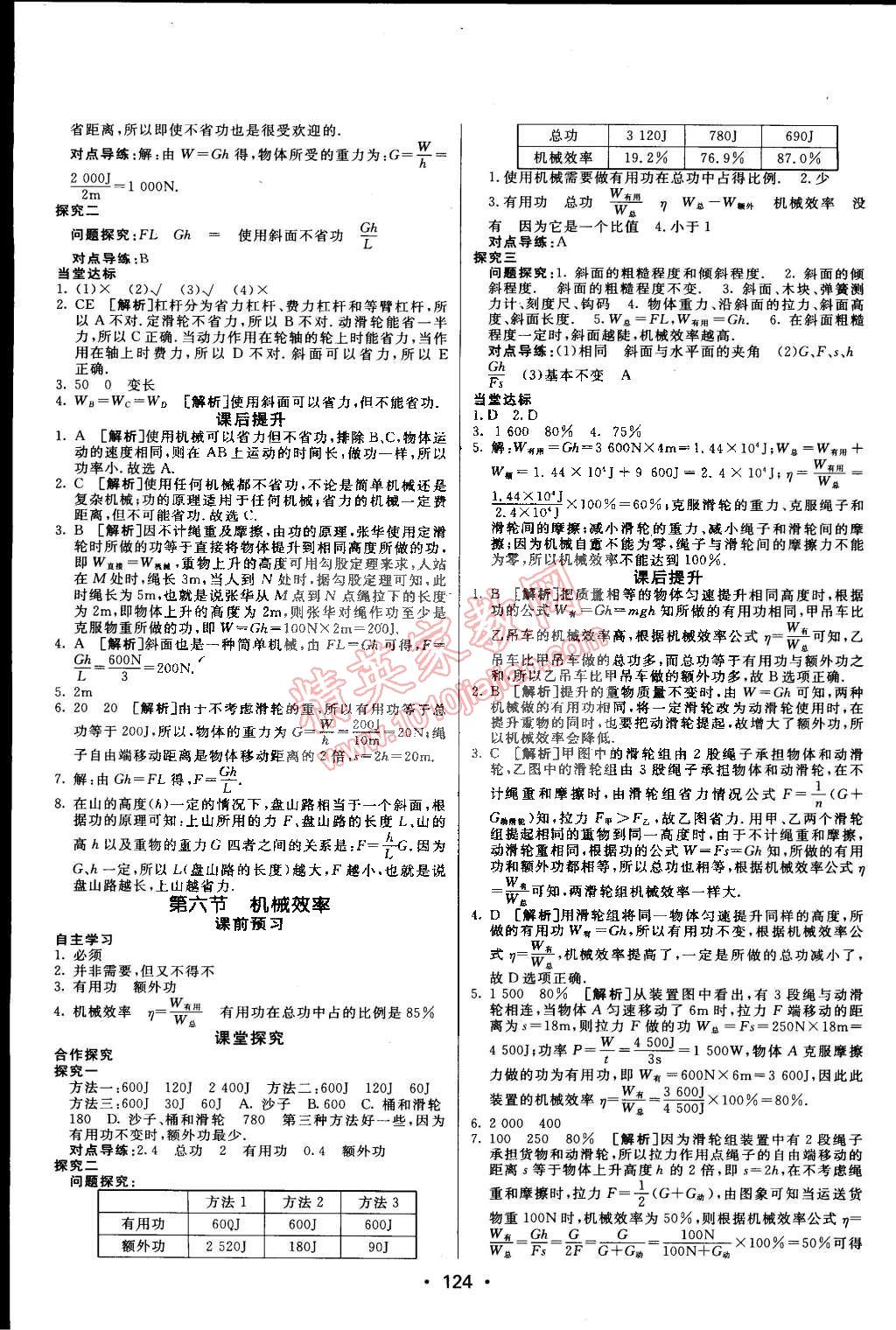 2015年同行学案课堂达标八年级物理下册鲁科版 第14页