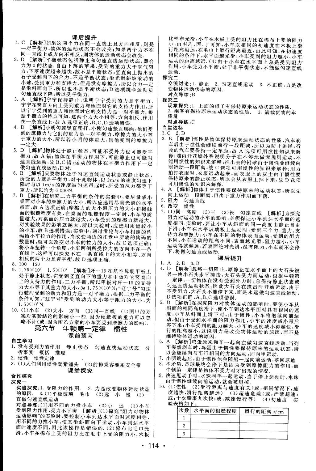 2015年同行學(xué)案課堂達(dá)標(biāo)八年級(jí)物理下冊(cè)魯科版 第4頁