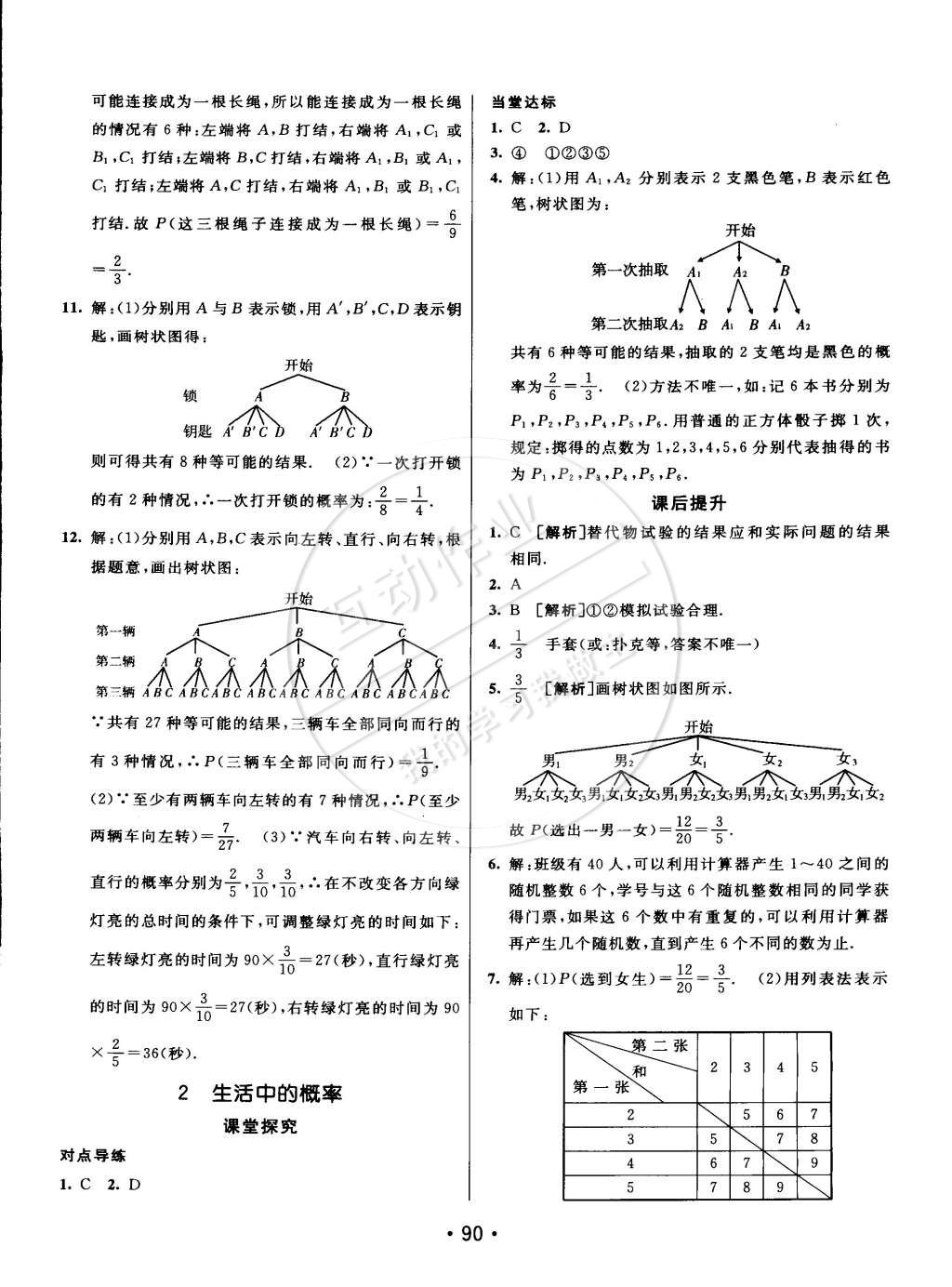 2015年同行學(xué)案課堂達(dá)標(biāo)九年級(jí)數(shù)學(xué)下冊(cè)魯教版 第22頁(yè)