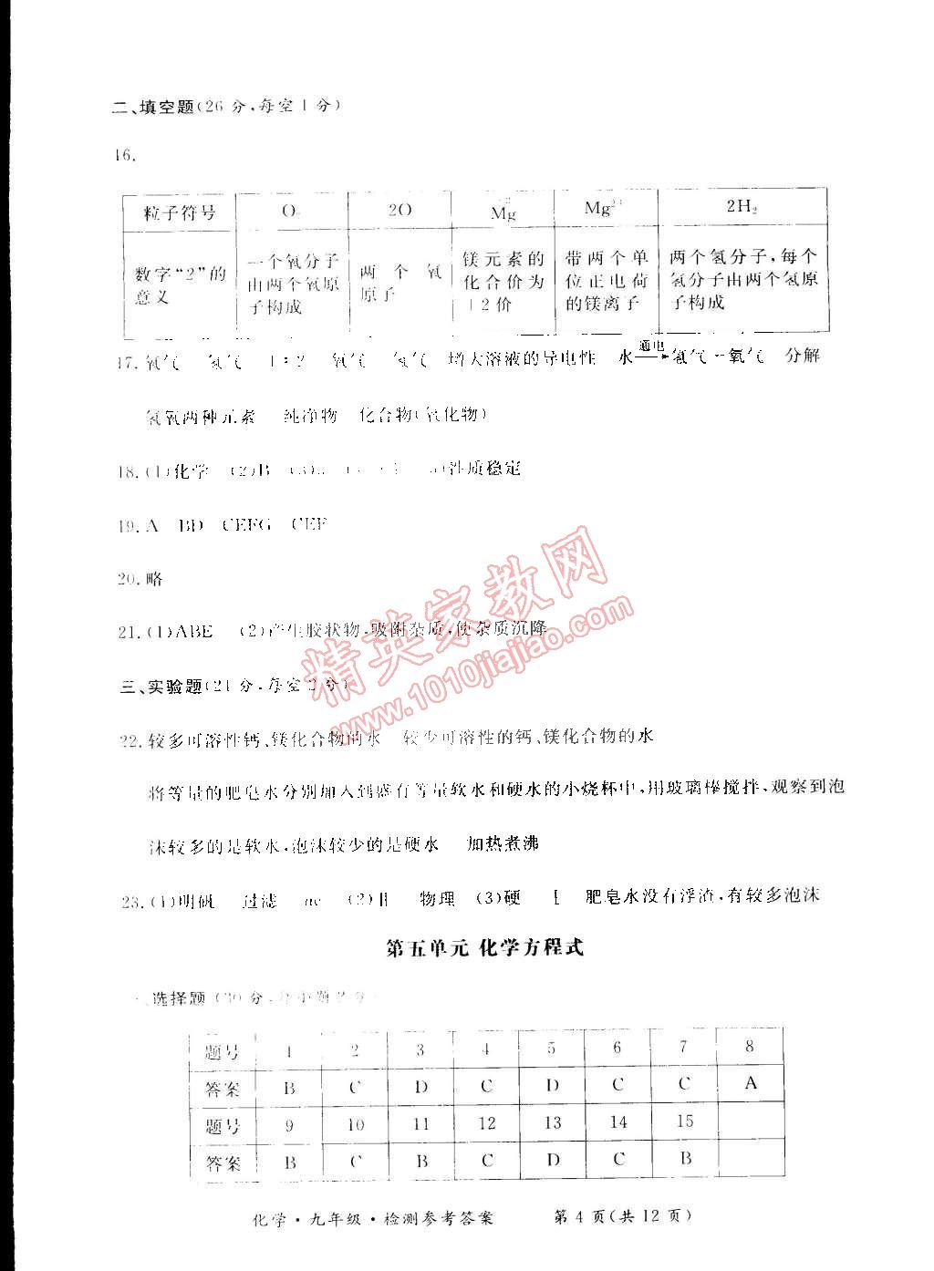 2014年新課標形成性練習與檢測九年級化學全一冊 第28頁