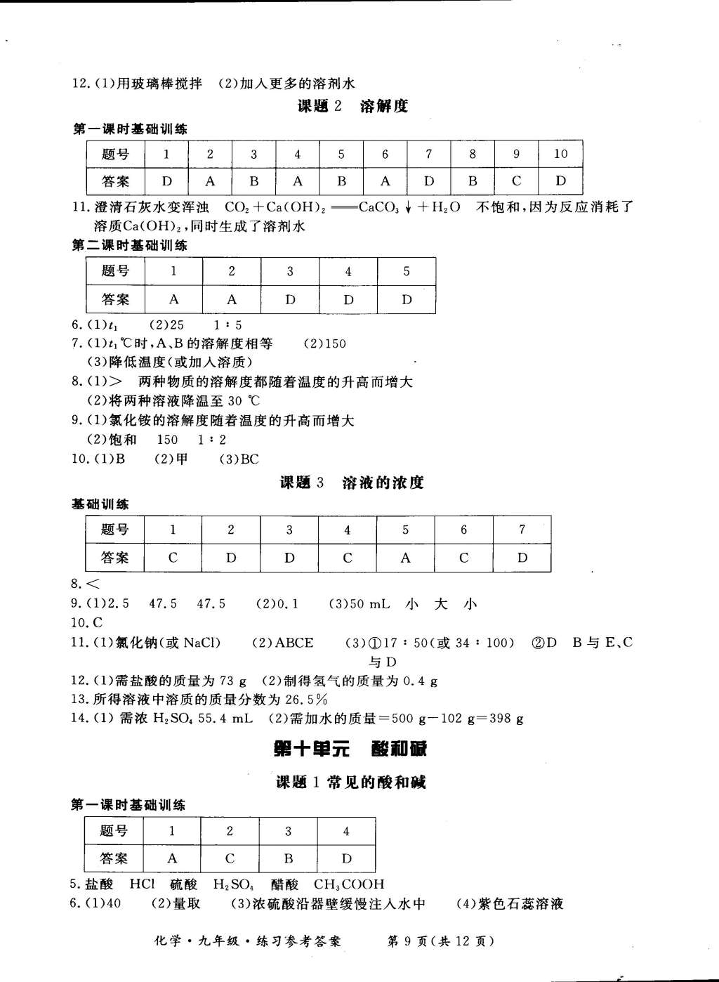 2014年新課標(biāo)形成性練習(xí)與檢測九年級化學(xué)全一冊 第45頁