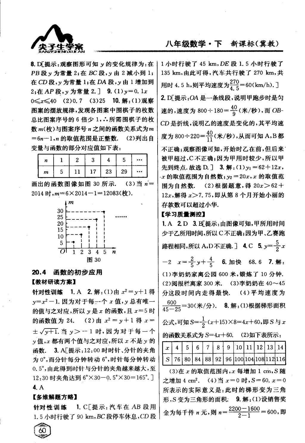 2015年尖子生學(xué)案八年級(jí)數(shù)學(xué)下冊(cè)冀教版 第14頁(yè)