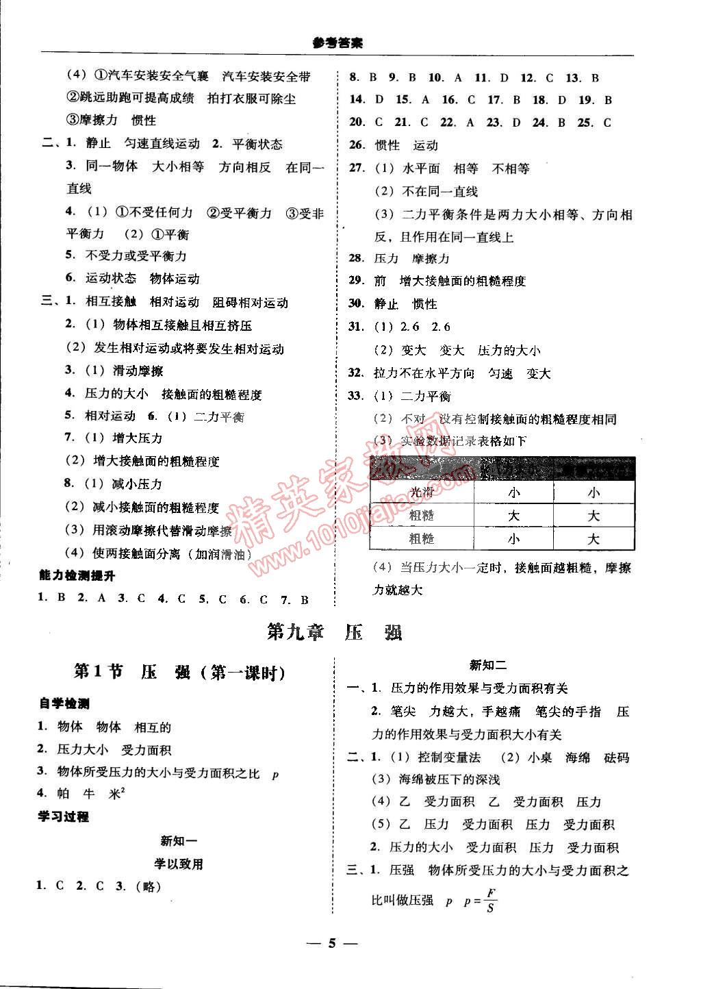 2015年易百分百分导学八年级物理下册人教版 第5页