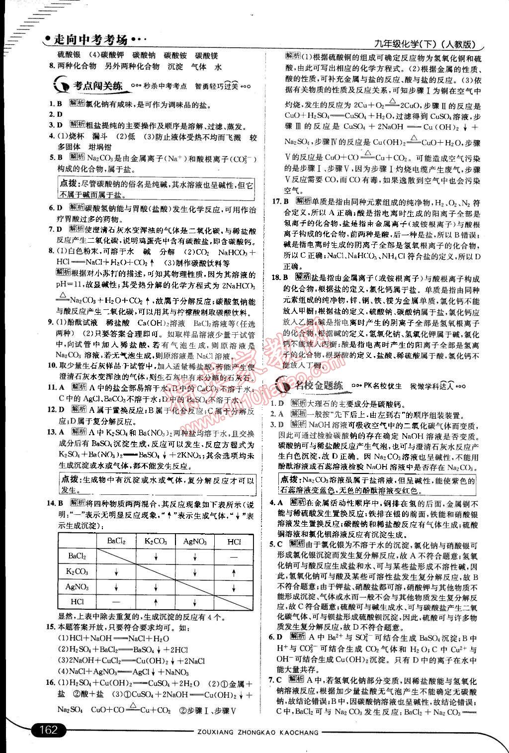 2015年走向中考考場九年級化學(xué)下冊人教版 第52頁