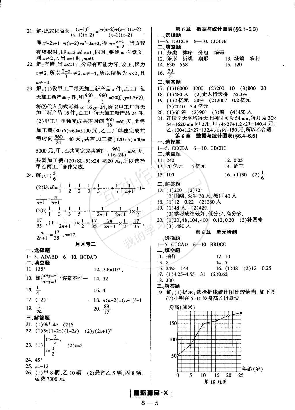 2015年勵耘書業(yè)勵耘活頁周周練七年級數(shù)學(xué)下冊浙教版 第5頁