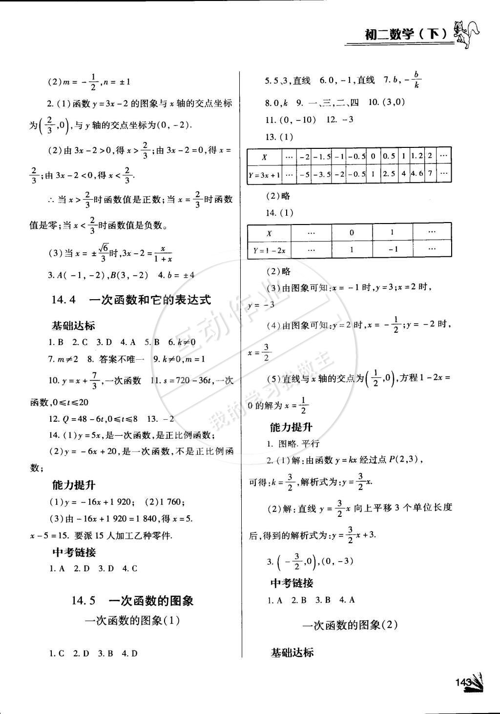 2015年數(shù)學(xué)同步檢測(cè)3級(jí)跳八年級(jí)下冊(cè) 第3頁(yè)