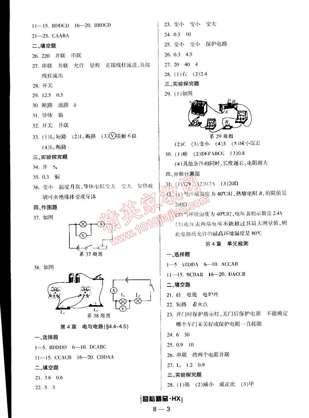 2015年勵耘書業(yè)勵耘活頁周周練八年級科學下冊華師大版 第3頁