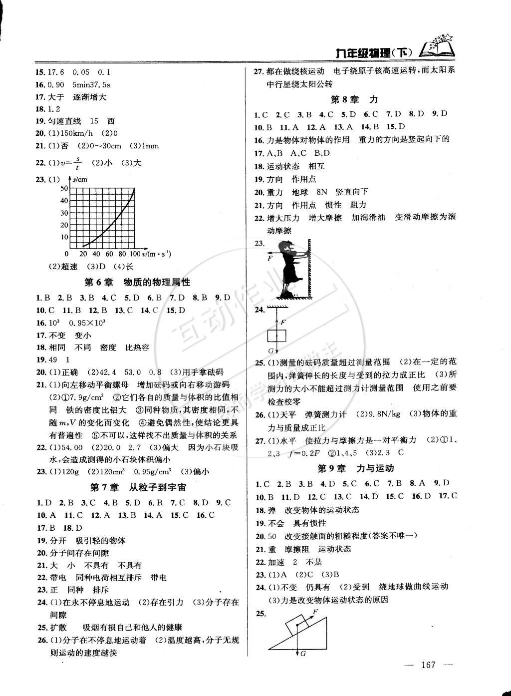 2015年課時學案作業(yè)本九年級物理下冊國標江蘇版 第9頁