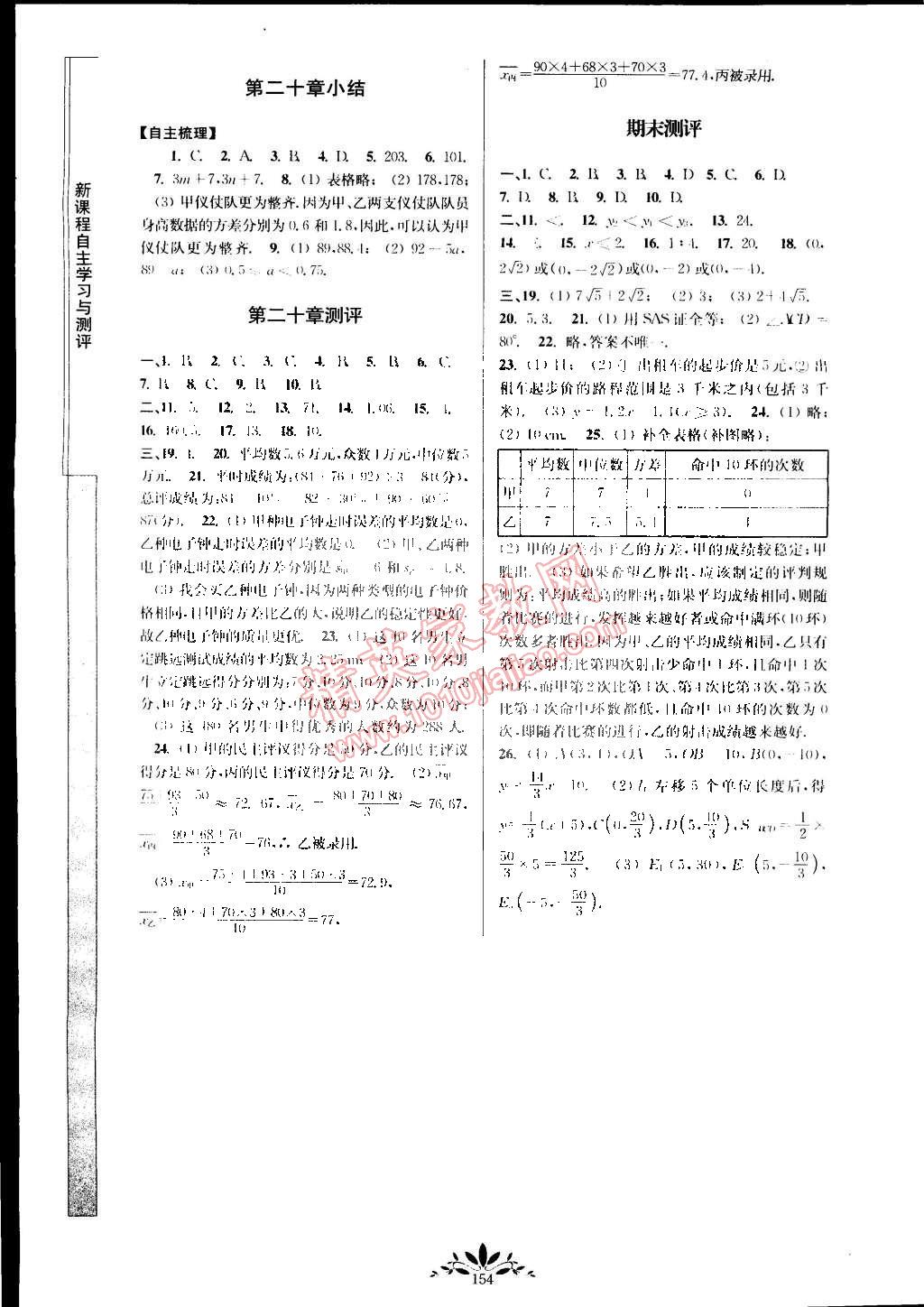 2015年新課程自主學(xué)習(xí)與測(cè)評(píng)八年級(jí)數(shù)學(xué)下冊(cè)人教版 第12頁