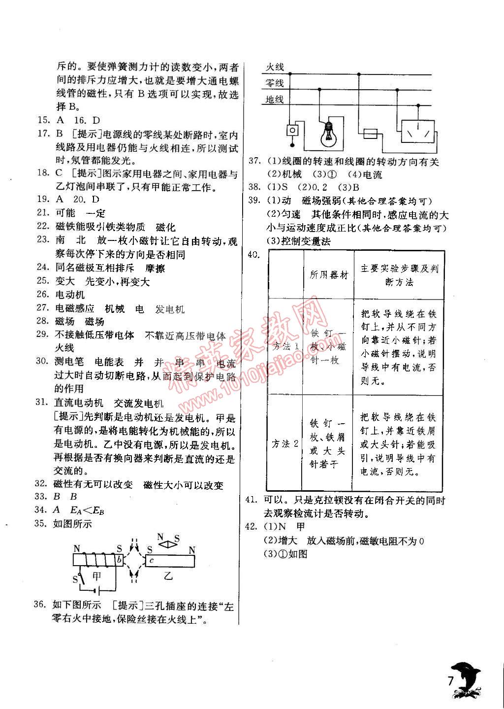 2015年實驗班提優(yōu)訓(xùn)練八年級科學(xué)下冊浙教版 第7頁