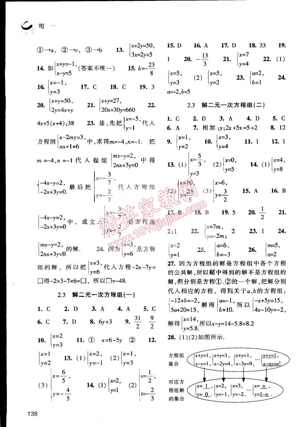 2015年每課一練七年級(jí)數(shù)學(xué)下冊(cè)浙教版 第4頁(yè)