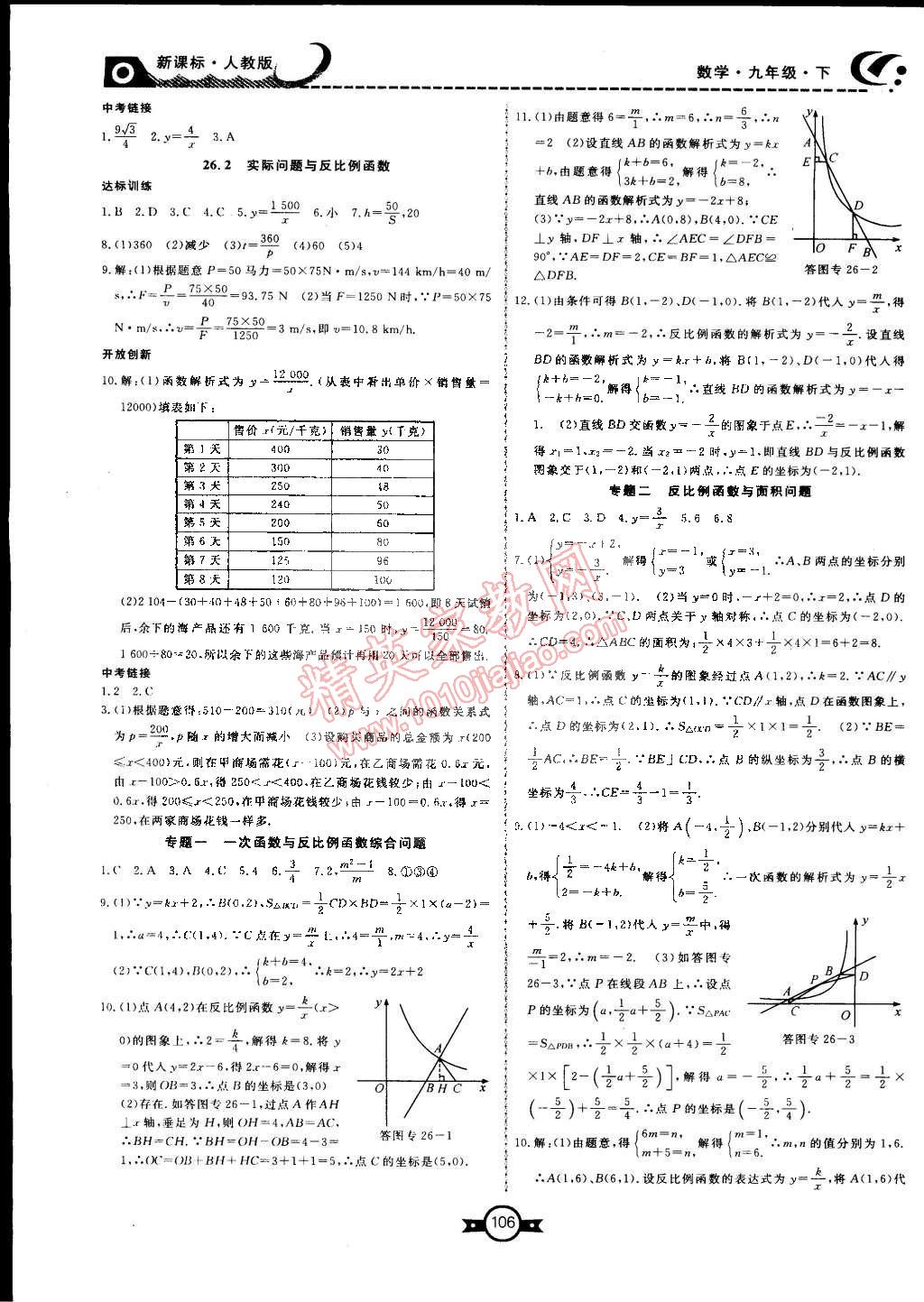 2015年贏在新課堂九年級數(shù)學(xué)下冊人教版 第2頁