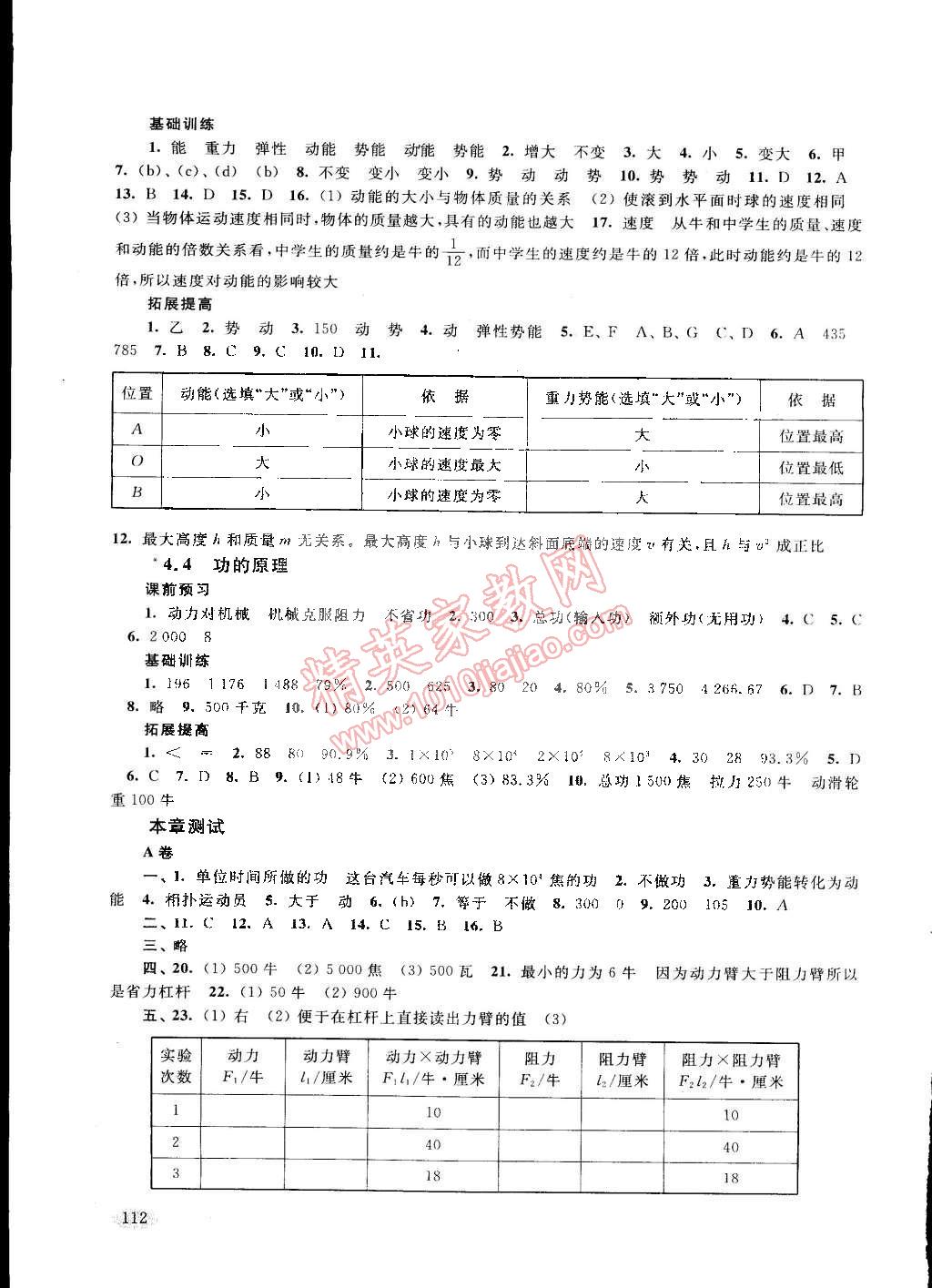 2015年新思路辅导与训练八年级物理第二学期 第11页