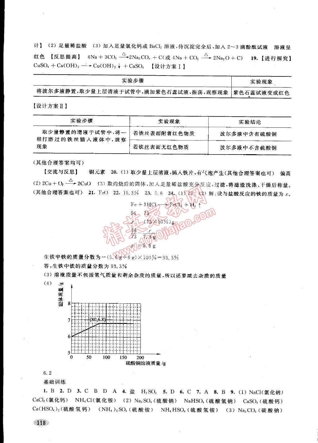 2015年新思路輔導(dǎo)與訓(xùn)練九年級化學(xué)第二學(xué)期 第7頁