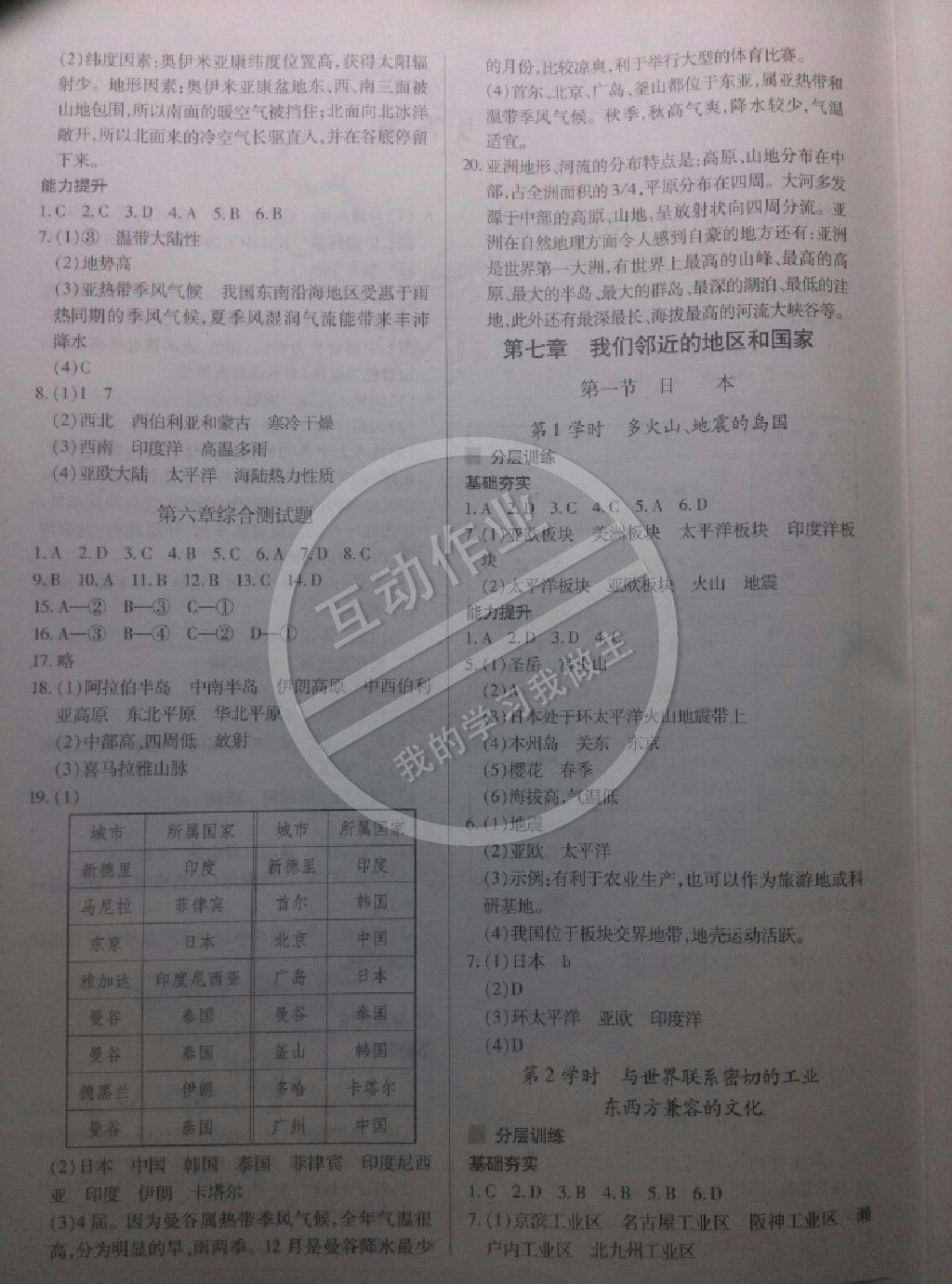 2015年一課一練創(chuàng)新練習(xí)七年級(jí)地理下冊(cè)人教版 第2頁(yè)