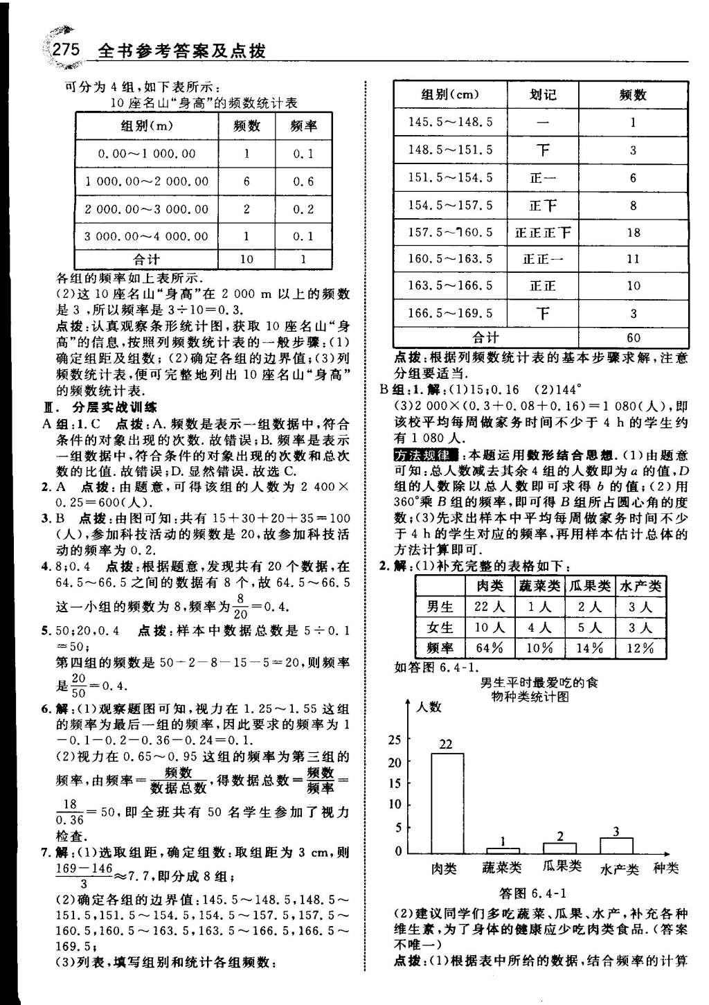 2015年特高級教師點撥七年級數學下冊浙教版 第64頁