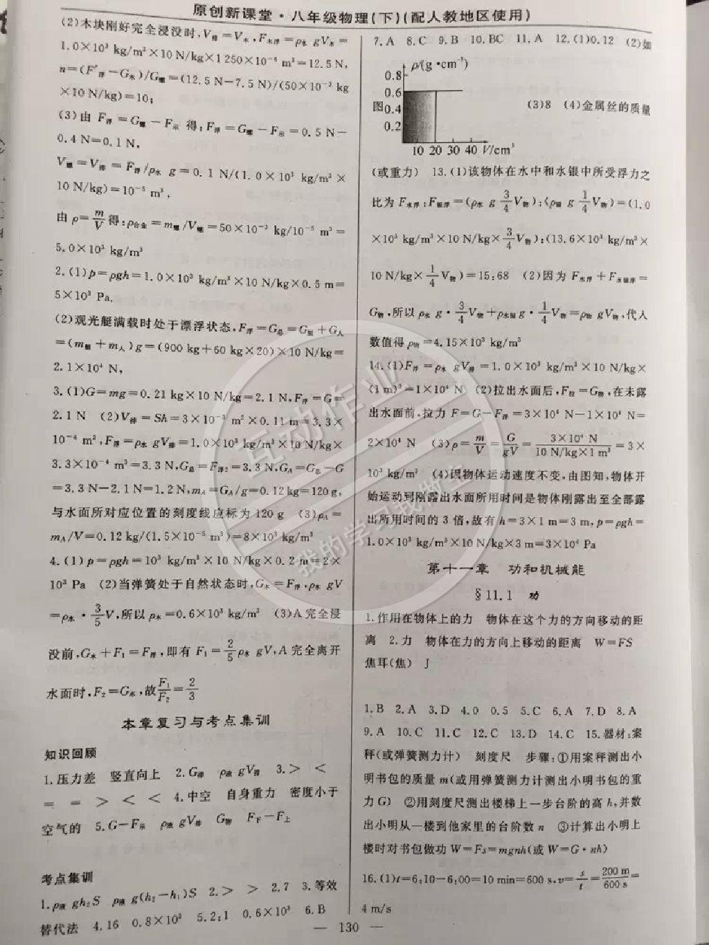 2015年原創(chuàng)新課堂八年級物理下冊人教版 第8頁