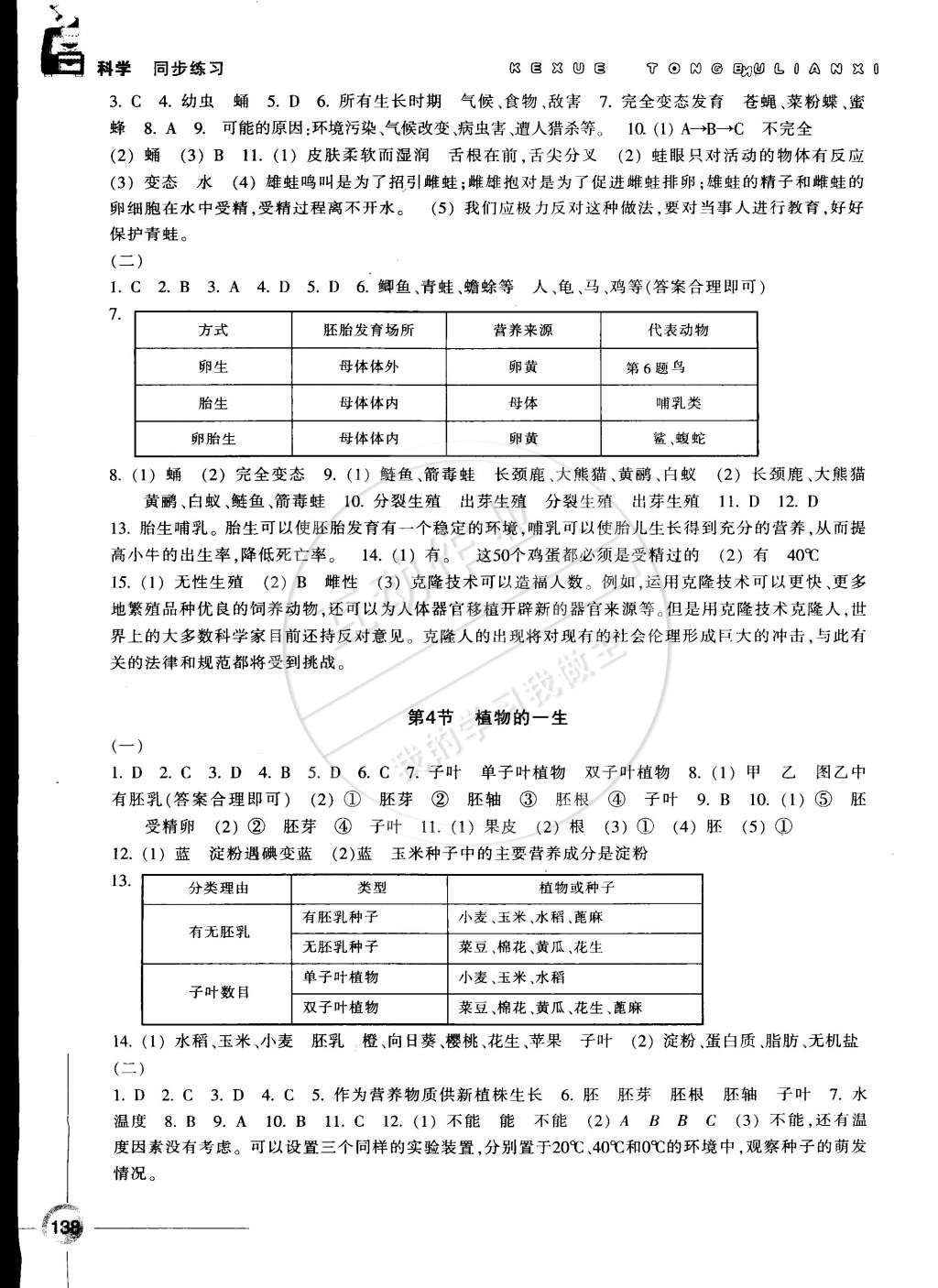 2015年同步練習七年級科學下冊浙教版 第2頁