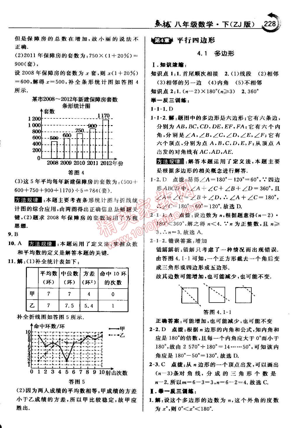 2015年特高級(jí)教師點(diǎn)撥八年級(jí)數(shù)學(xué)下冊(cè)浙教版 第36頁