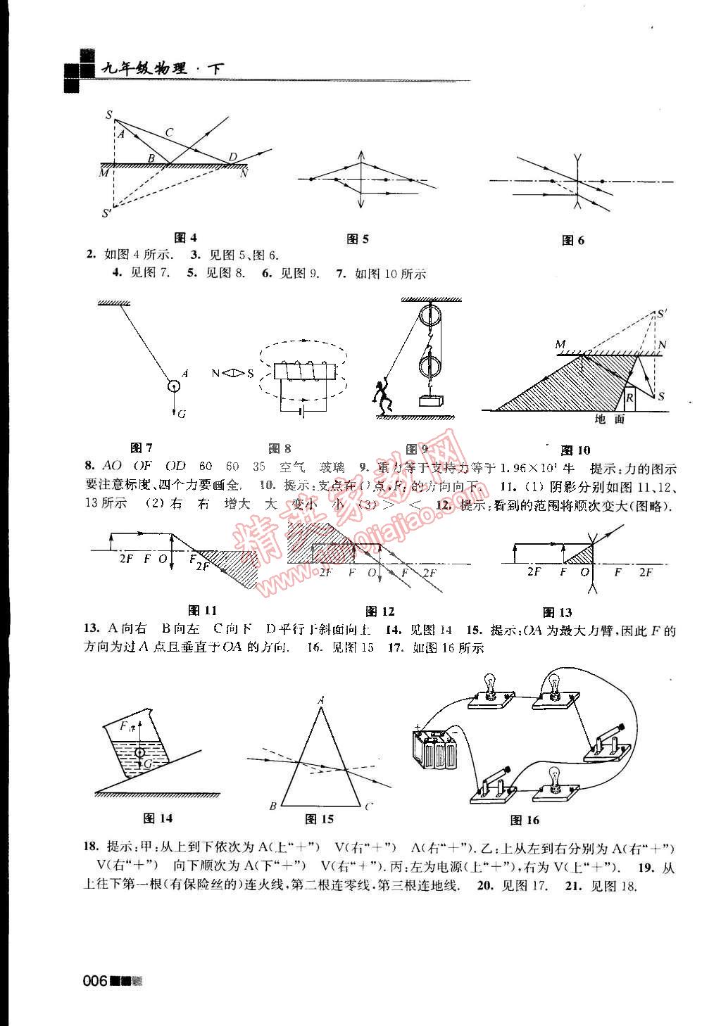 2015年新编金3练九年级物理下册江苏版 第6页