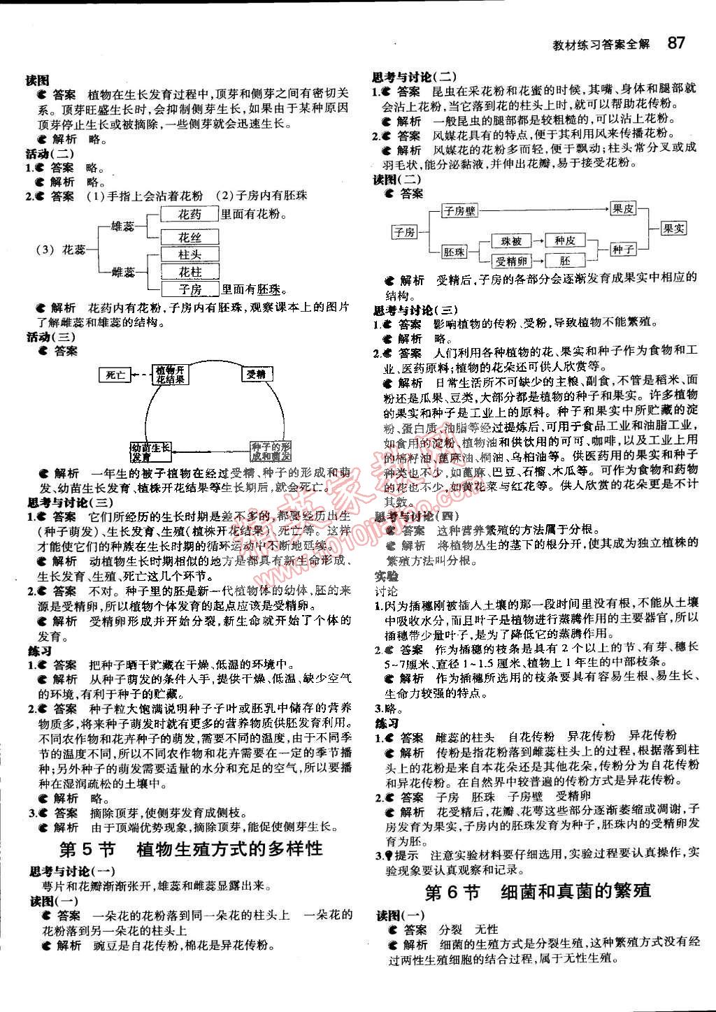 课本七年级科学下册浙教版&nbsp;第3页
