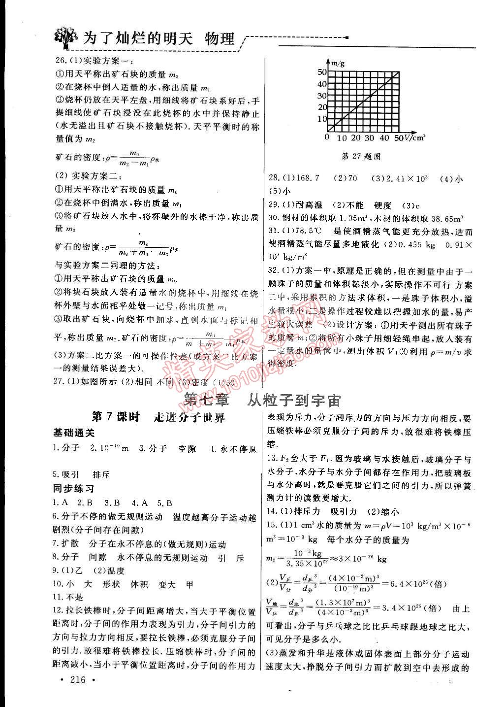 2015年為了燦爛的明天同步訓練與拓展八年級物理下冊蘇科版 第3頁