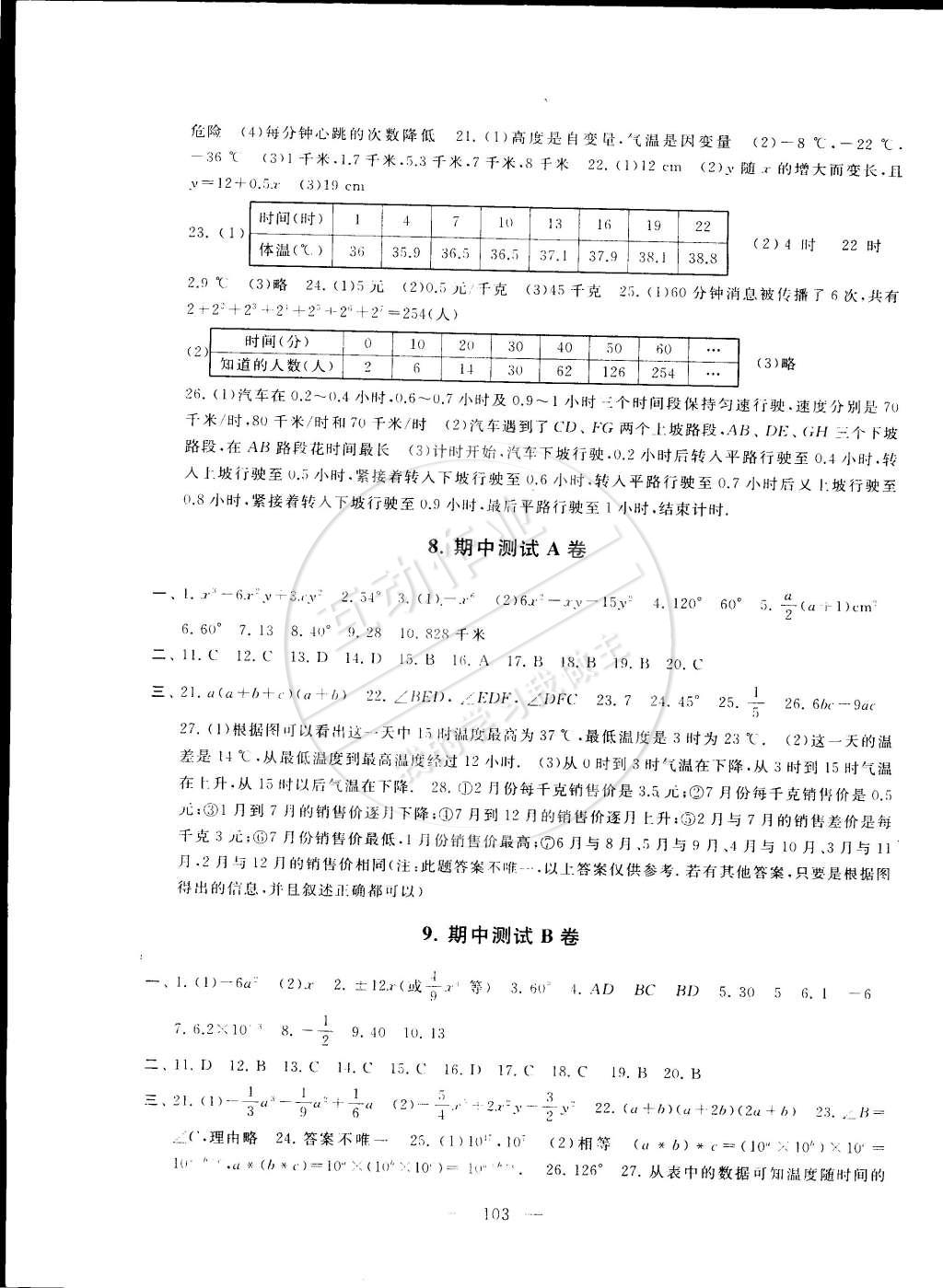 2015年啟東黃岡大試卷七年級(jí)數(shù)學(xué)下冊(cè)北師大版 第3頁(yè)