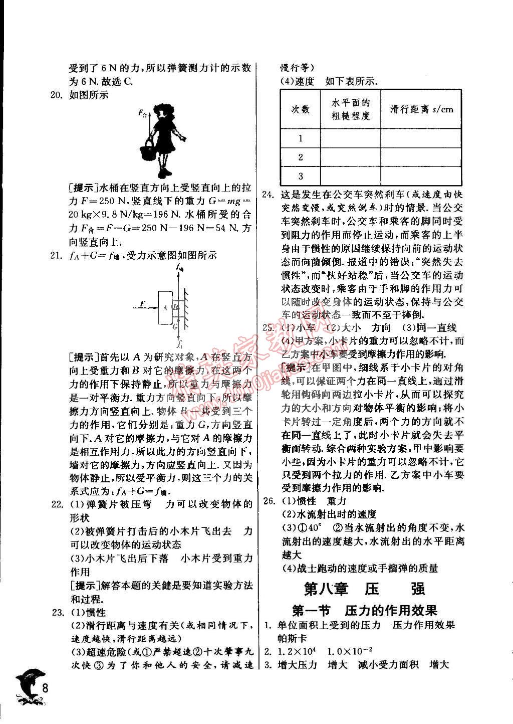 2015年實(shí)驗(yàn)班提優(yōu)訓(xùn)練八年級(jí)物理下冊(cè)滬科版 第8頁(yè)