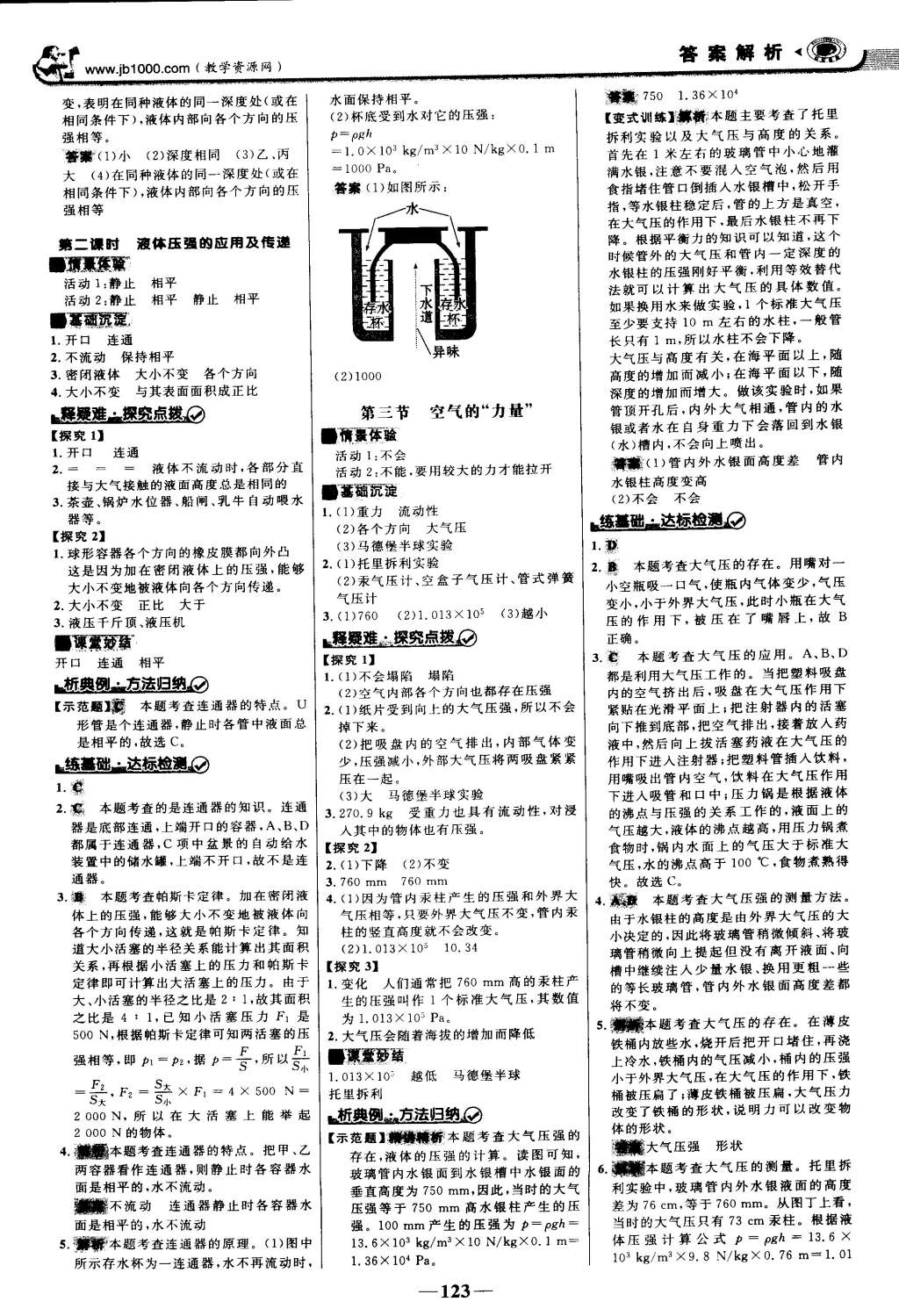 2015年世紀金榜金榜學(xué)案八年級物理下冊滬科版 第6頁