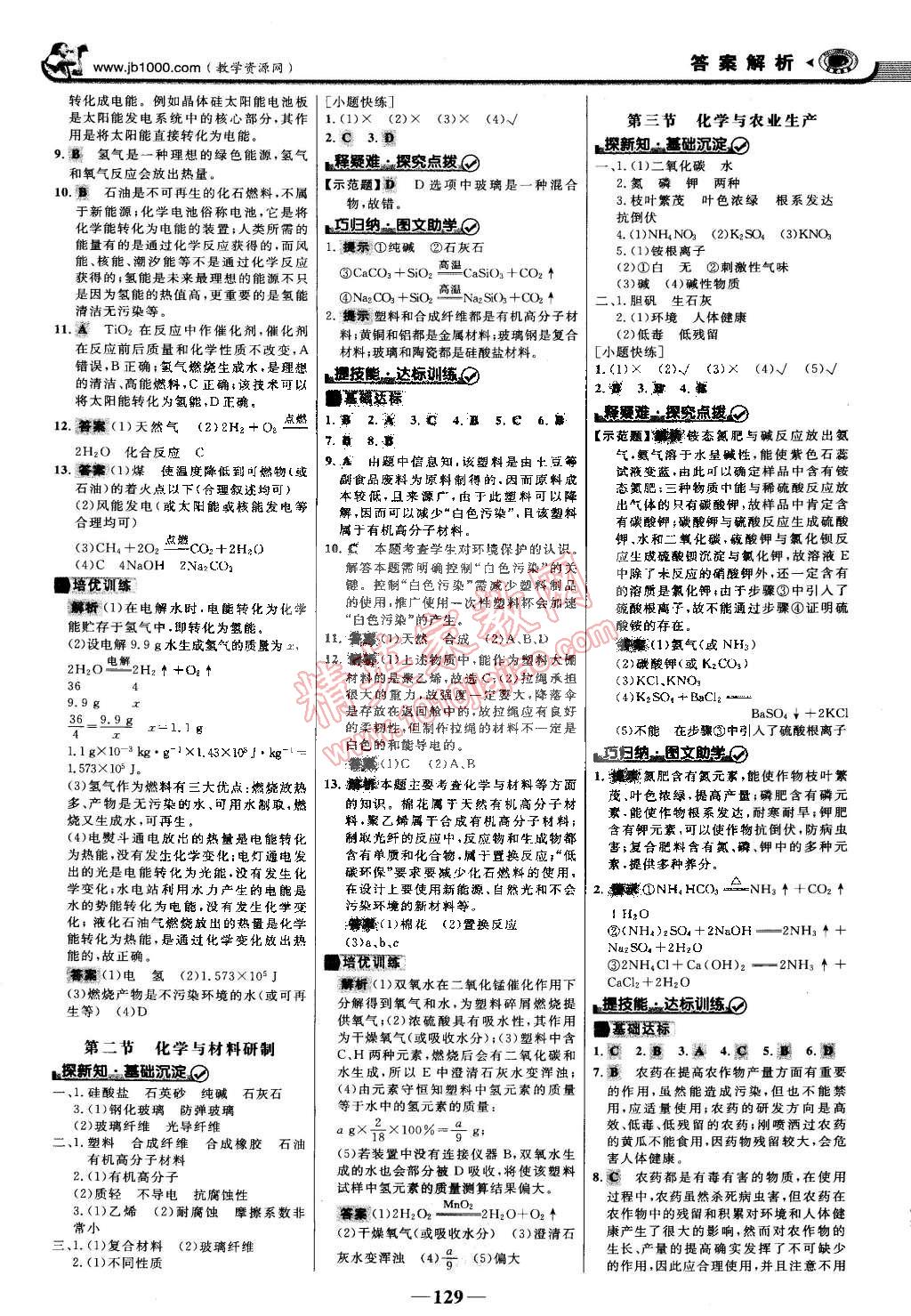 2015年世紀(jì)金榜金榜學(xué)案九年級(jí)化學(xué)下冊(cè)魯教版 第58頁(yè)