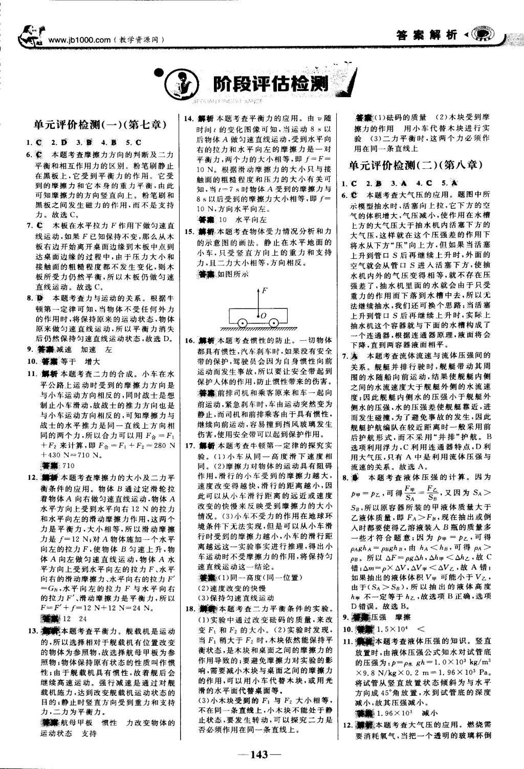 2015年世紀(jì)金榜金榜學(xué)案八年級(jí)物理下冊(cè)滬科版 第26頁