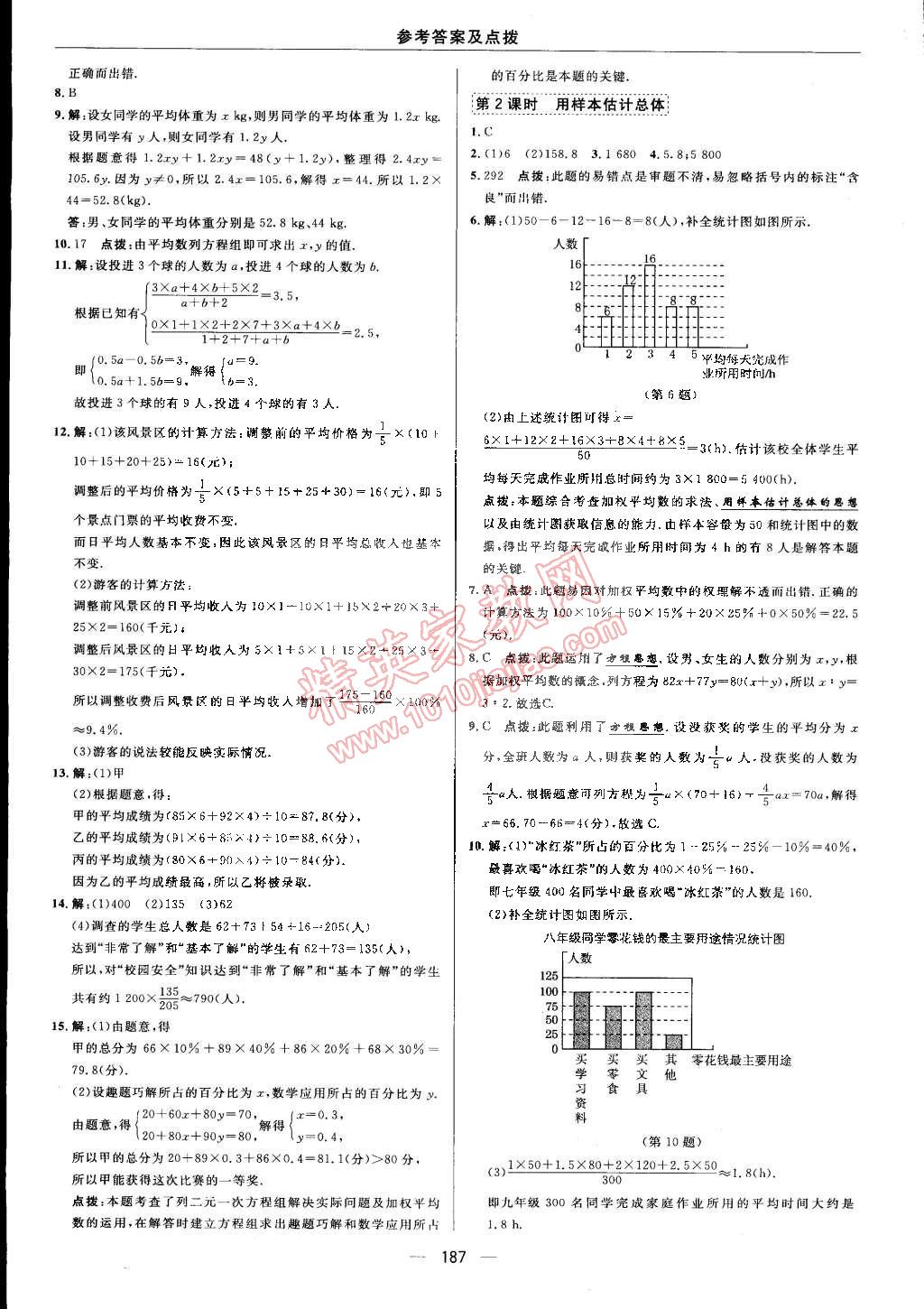 2015年综合应用创新题典中点八年级数学下册沪科版 第43页