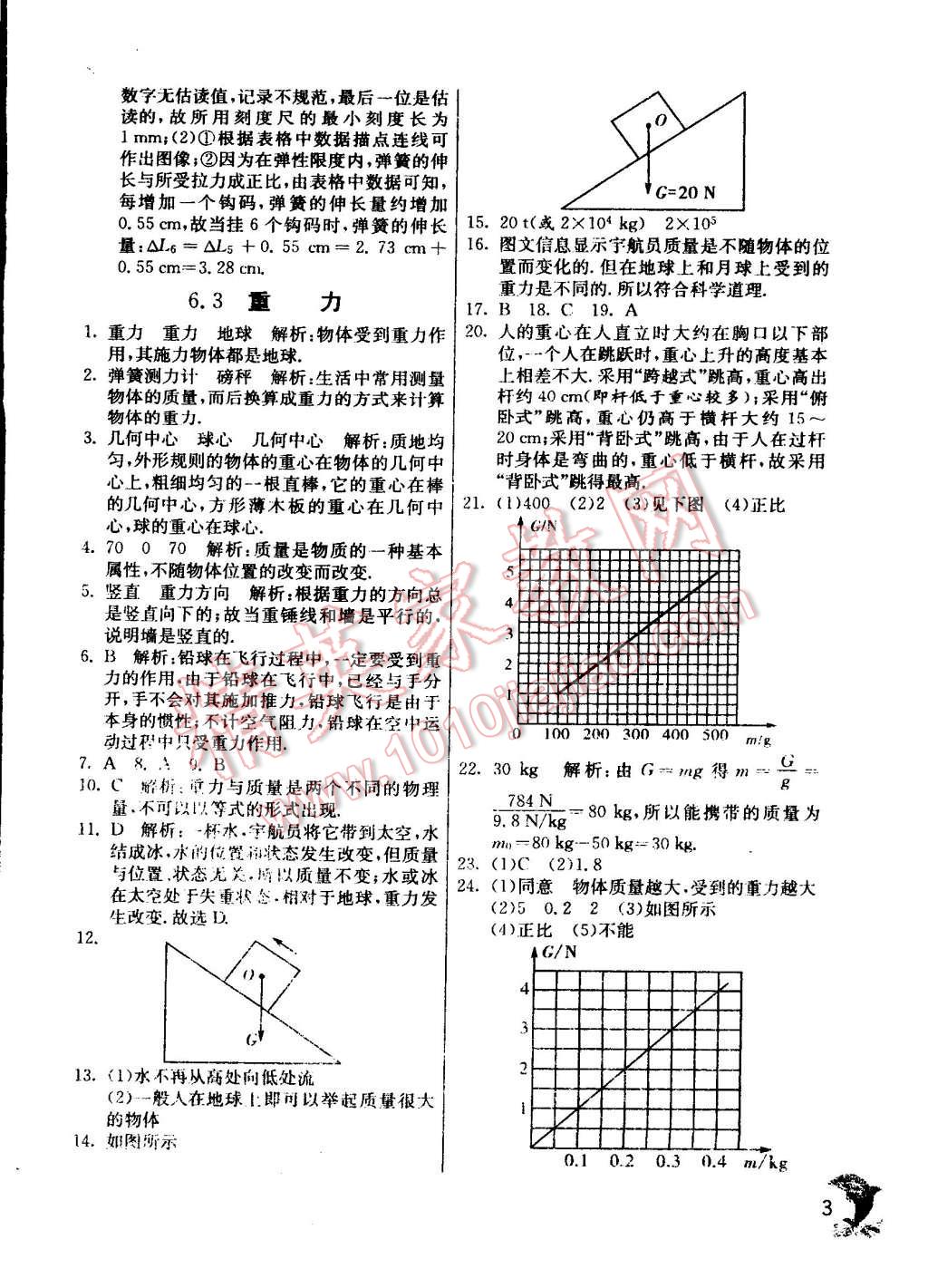 2015年实验班提优训练八年级物理下册沪粤版 第3页