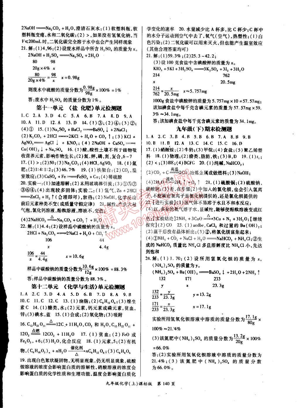 2015年啟航新課堂名校名師同步學(xué)案九年級化學(xué)下冊人教版 第8頁