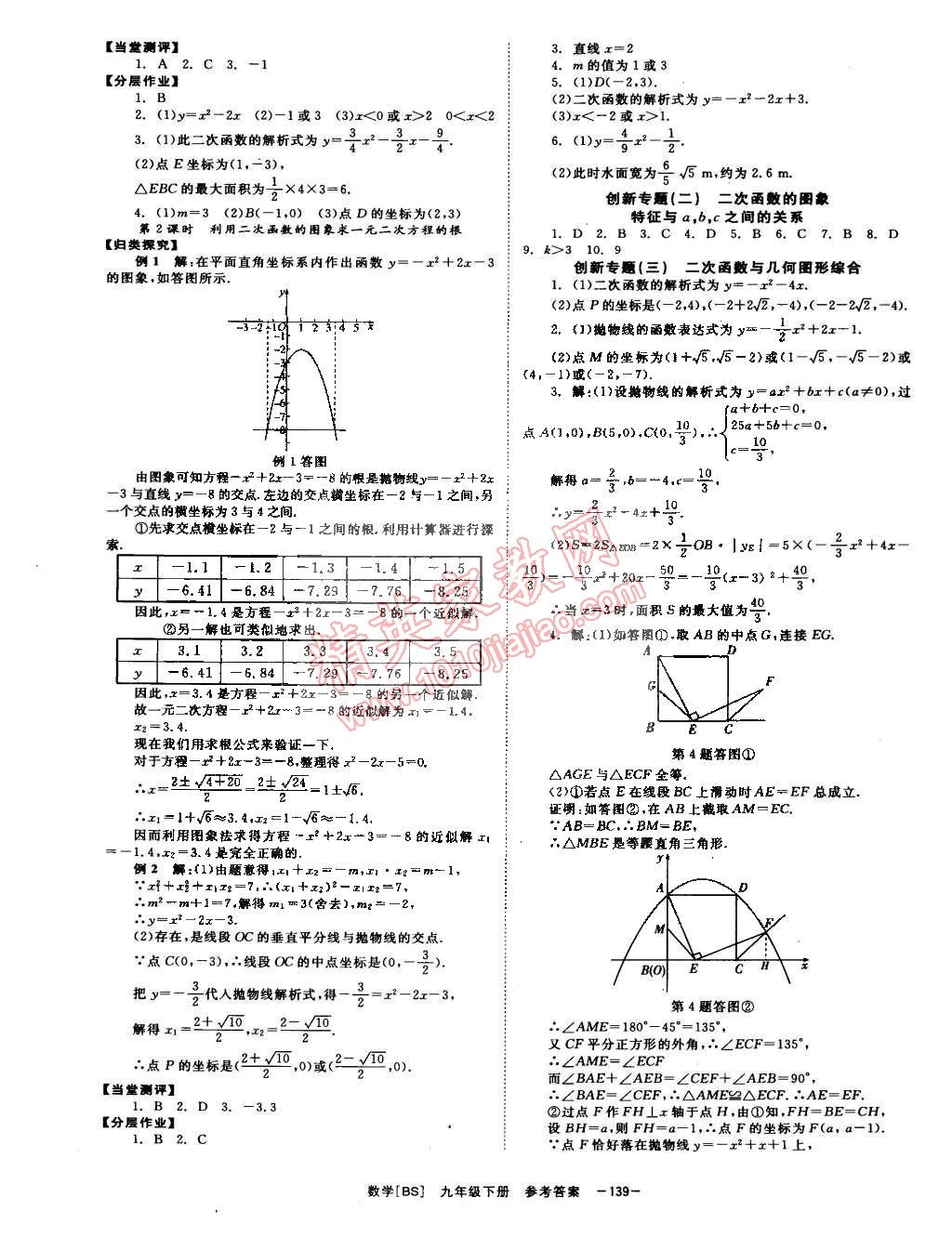 2015年全效學(xué)習(xí)九年級數(shù)學(xué)下冊北師大版 第9頁