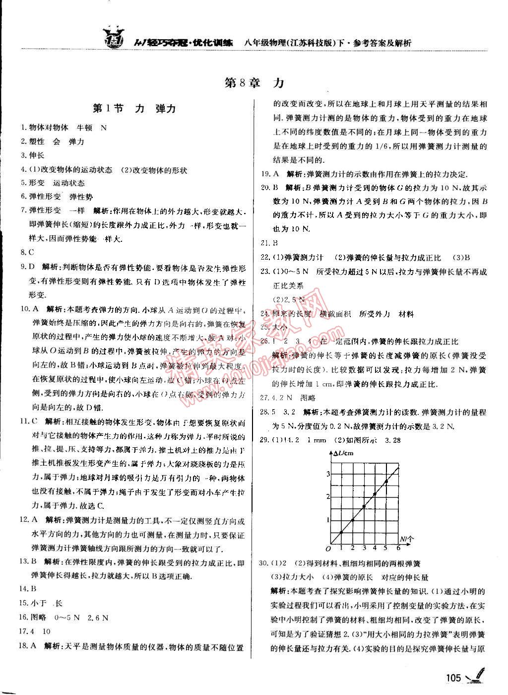 2015年1加1輕巧奪冠優(yōu)化訓(xùn)練八年級(jí)物理下冊(cè)蘇科版銀版雙色提升版 第10頁