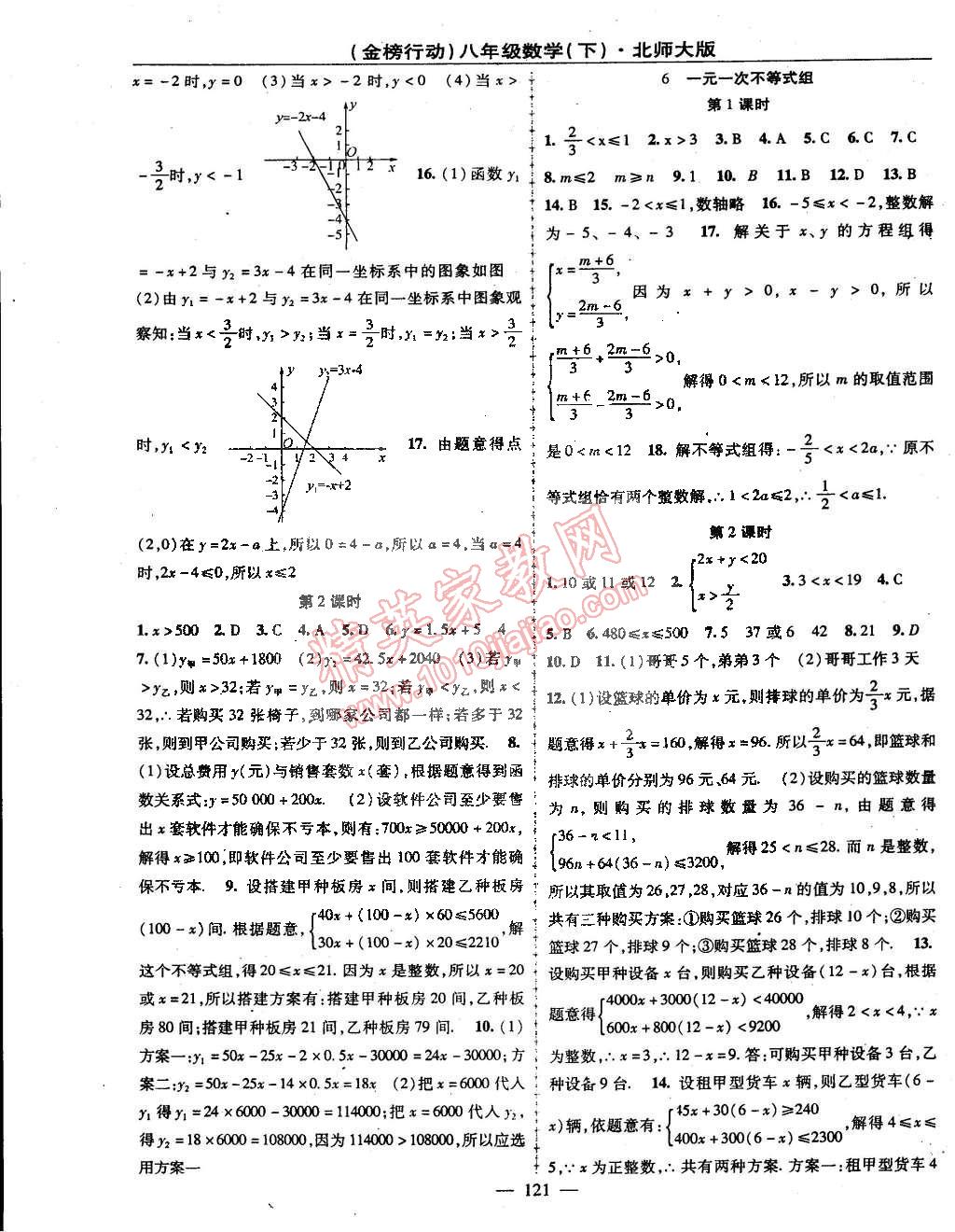 2015年金榜行動(dòng)八年級(jí)數(shù)學(xué)下冊(cè)北師大版 第5頁