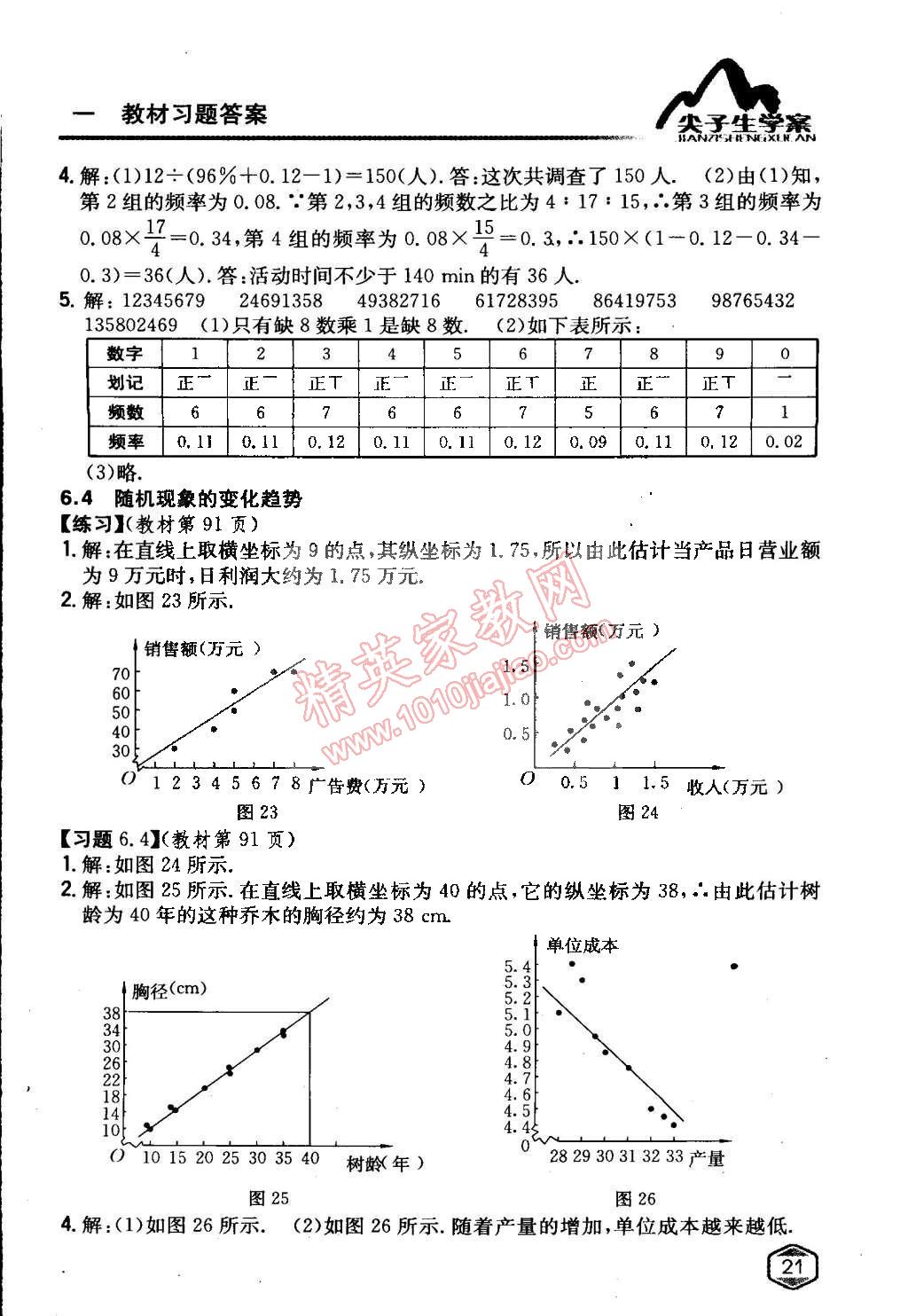 课本九年级数学下册青岛版 第20页