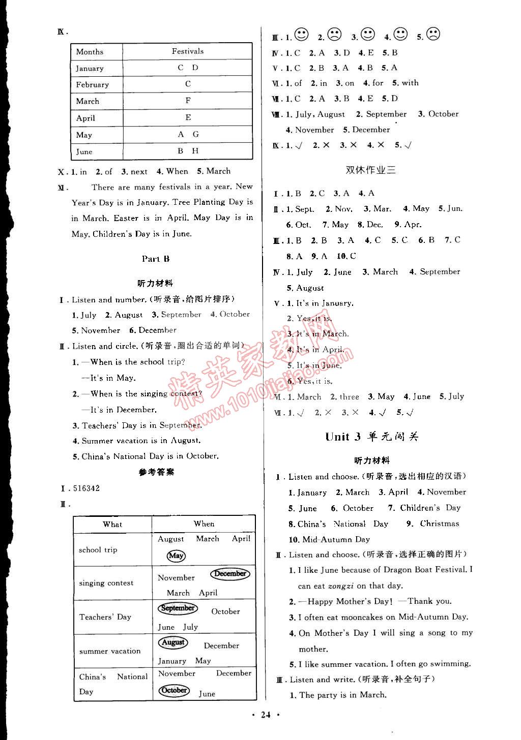 2015年小学同步测控优化设计五年级英语下册人教PEP版三起 第4页