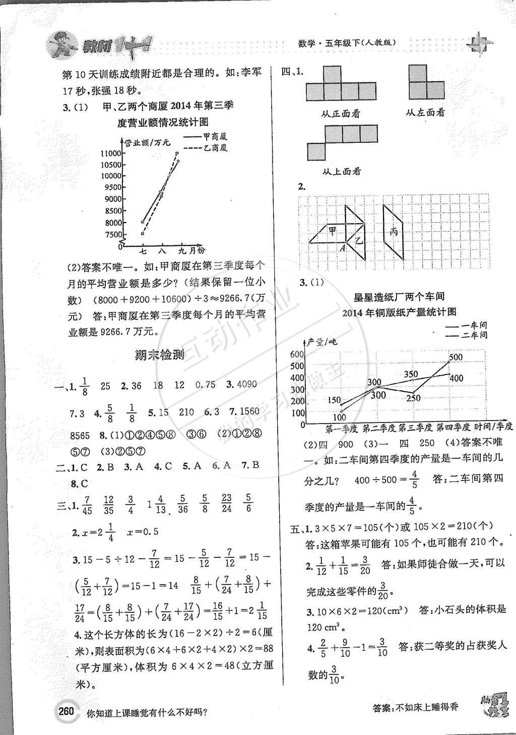 2015年教材1加1五年級(jí)數(shù)學(xué)下冊(cè)人教版 第24頁