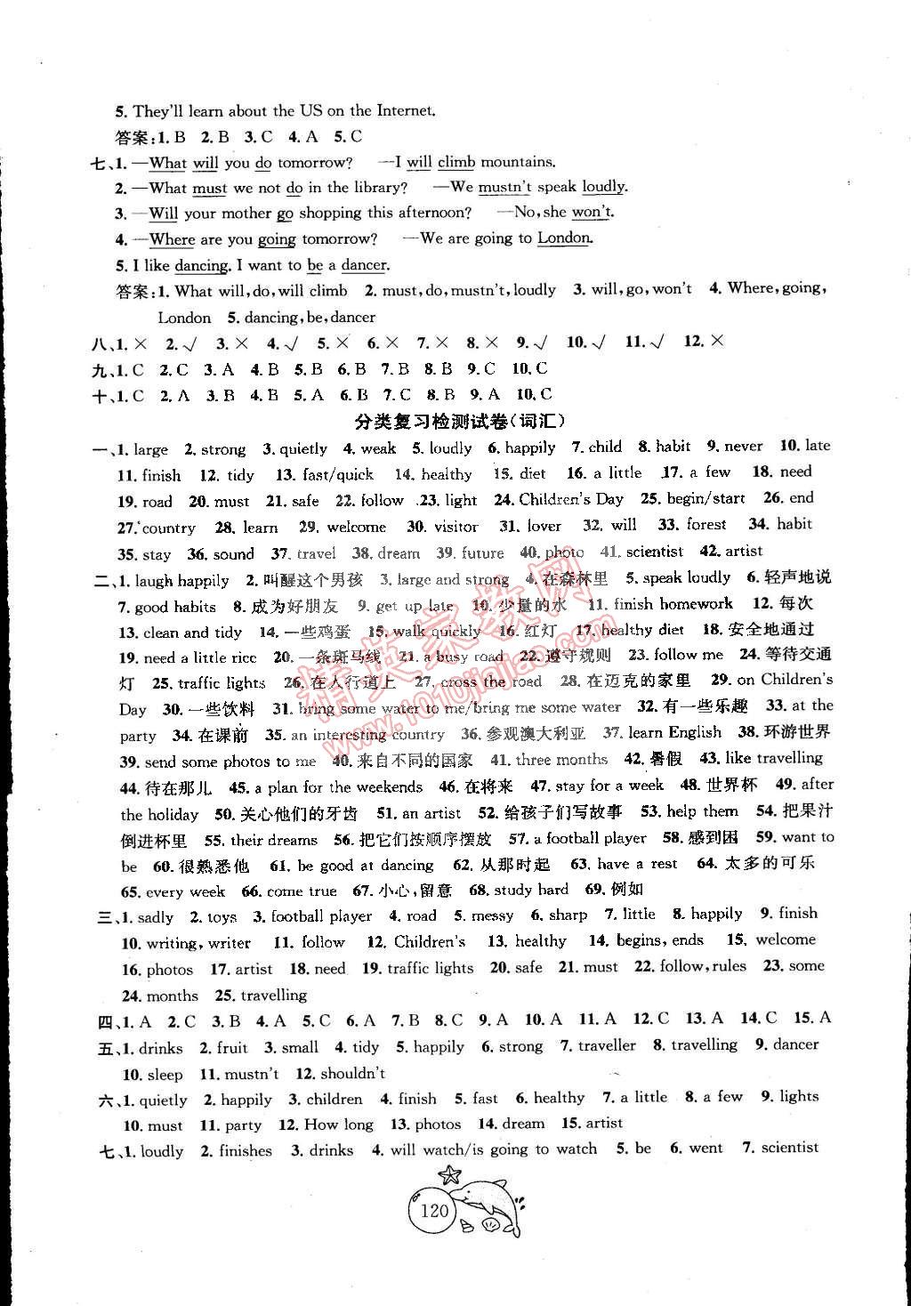 2015年金鑰匙1加1目標(biāo)檢測(cè)六年級(jí)英語下冊(cè)江蘇版 第12頁