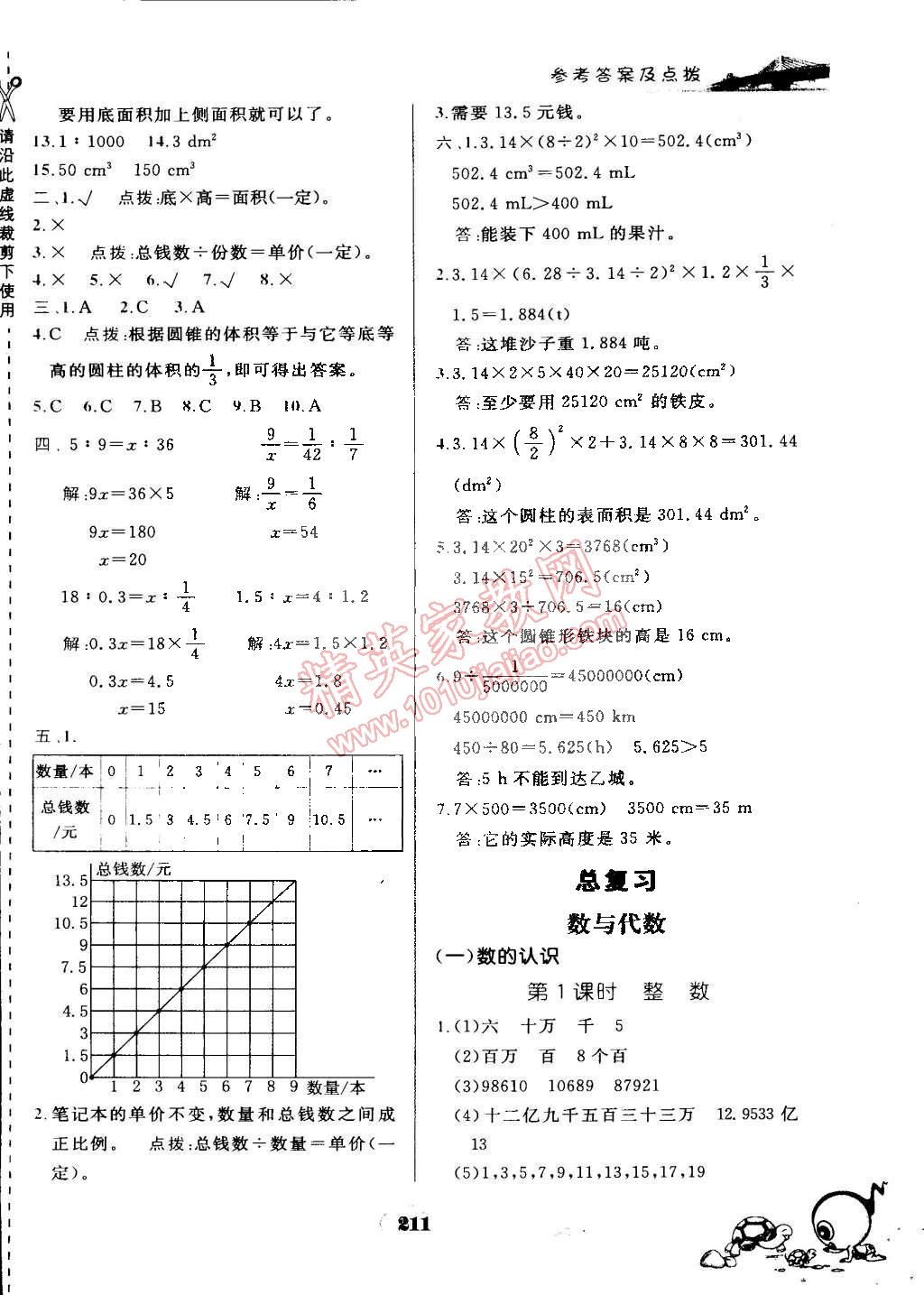 2015年特高級(jí)教師點(diǎn)撥六年級(jí)數(shù)學(xué)下冊(cè)北師大版 第19頁(yè)