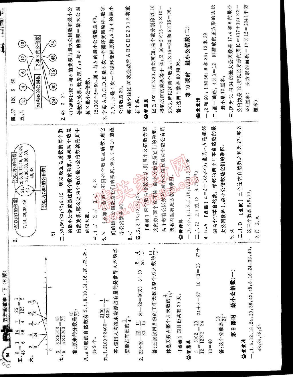 2015年典中点综合应用创新题五年级数学下册人教版 第12页