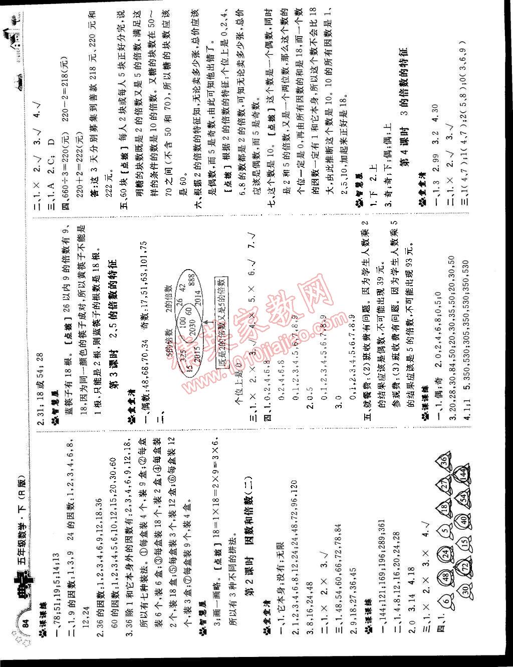 2015年典中点综合应用创新题五年级数学下册人教版 第2页