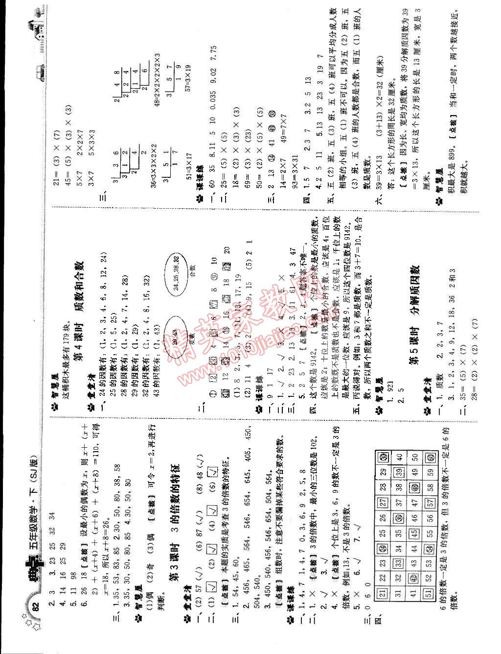 2015年典中點綜合應用創(chuàng)新題五年級數(shù)學下冊蘇教版 第8頁