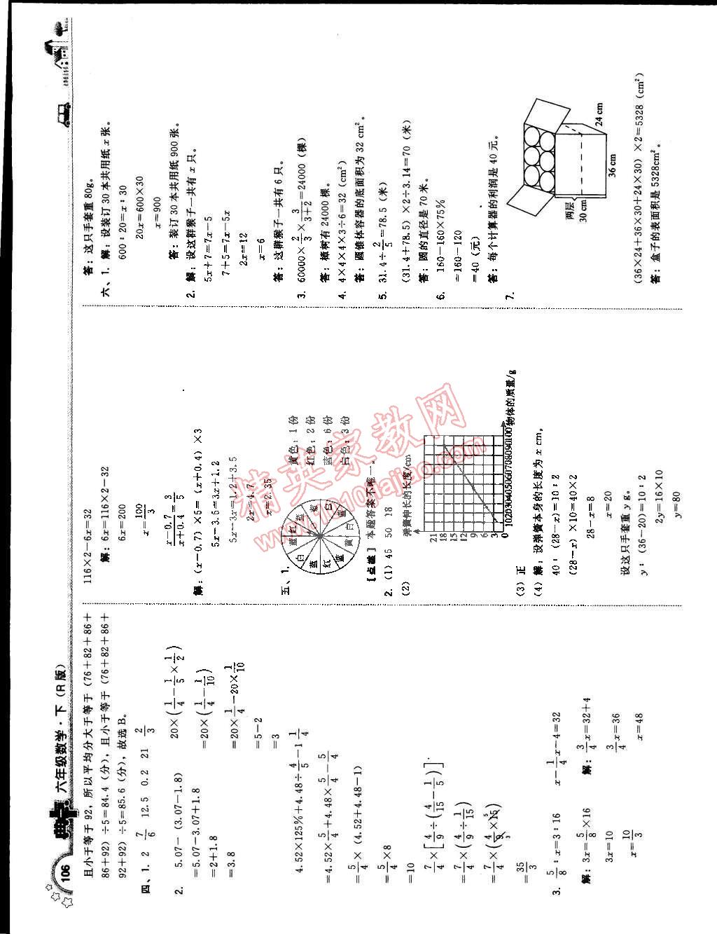 2015年典中點(diǎn)綜合應(yīng)用創(chuàng)新題六年級(jí)數(shù)學(xué)下冊(cè)人教版 第24頁