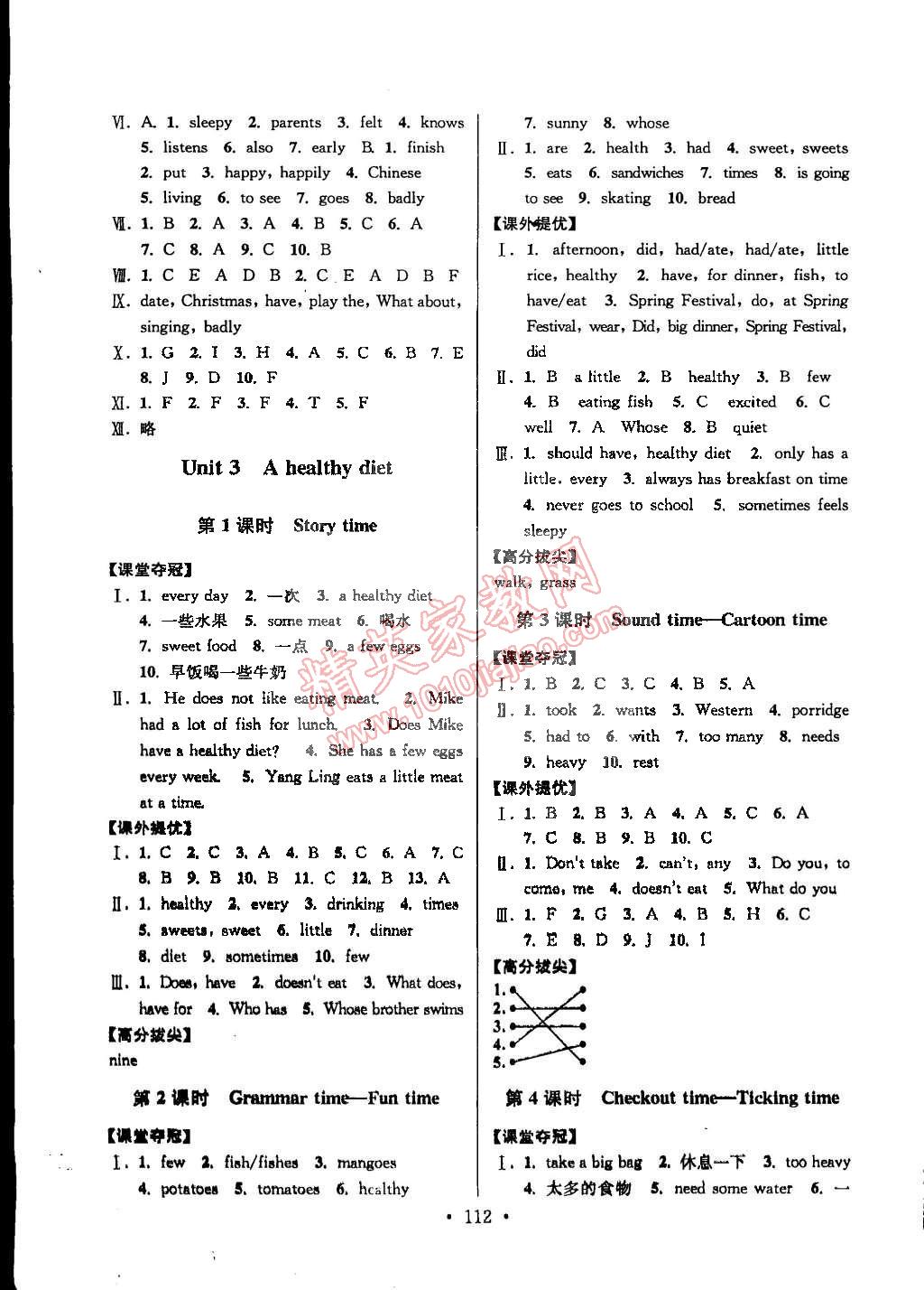 2015年高分拔尖提優(yōu)訓(xùn)練六年級(jí)英語(yǔ)下冊(cè)江蘇版 第4頁(yè)