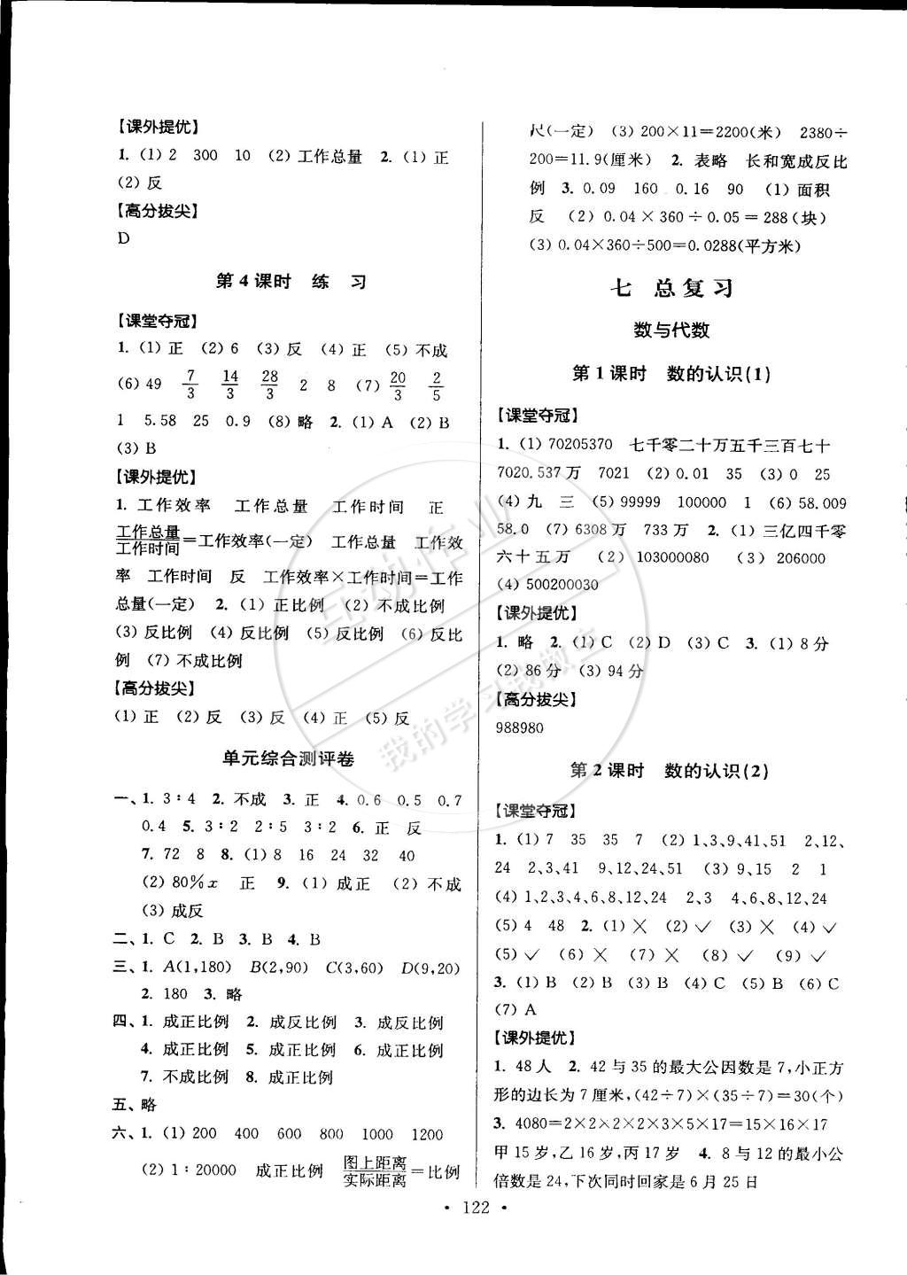 2015年高分拔尖提優(yōu)訓(xùn)練六年級(jí)數(shù)學(xué)下冊(cè)江蘇版 第8頁